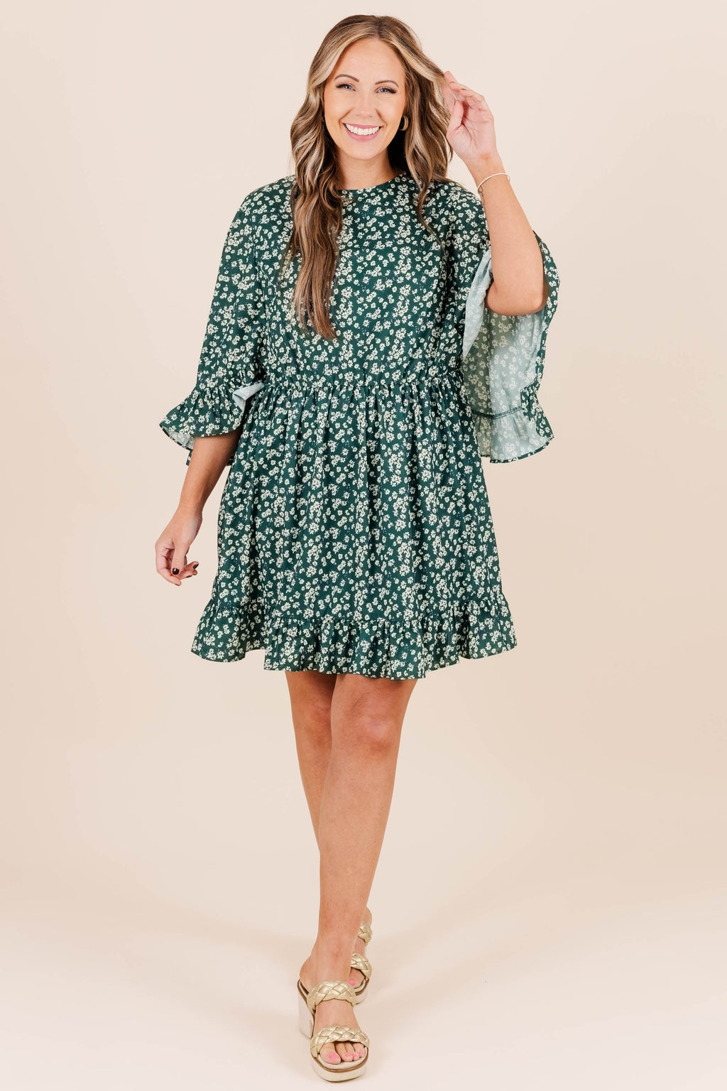 If We Were A Movie Dress, Green