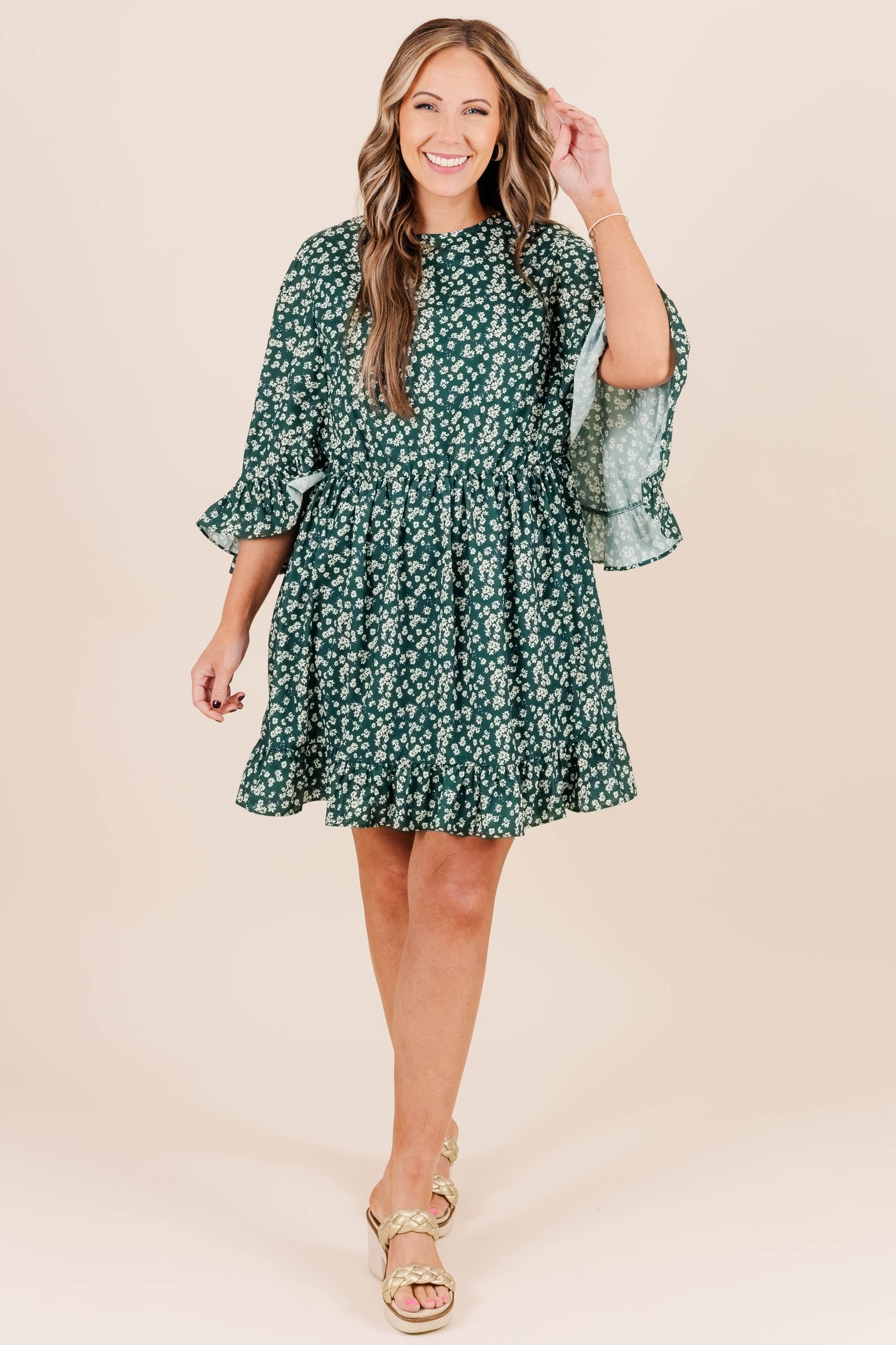 If We Were A Movie Dress, Green