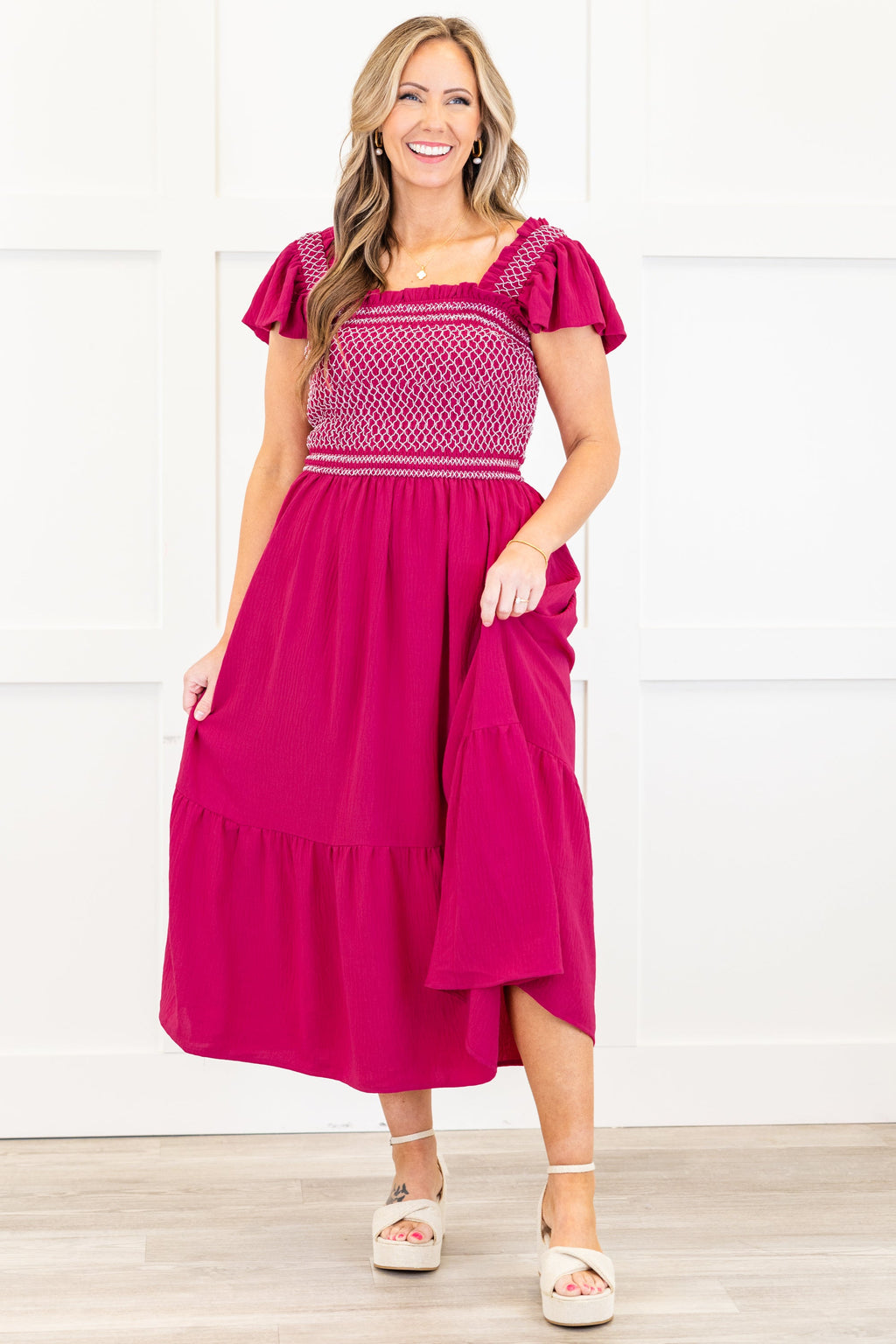 If You Cared Enough Dress, Wildberry