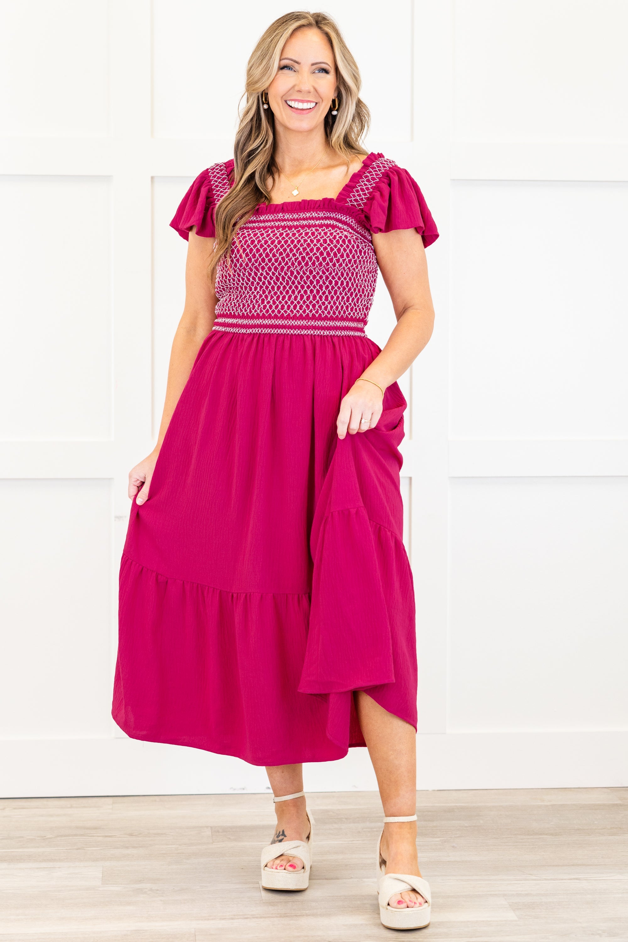 If You Cared Enough Dress, Wildberry