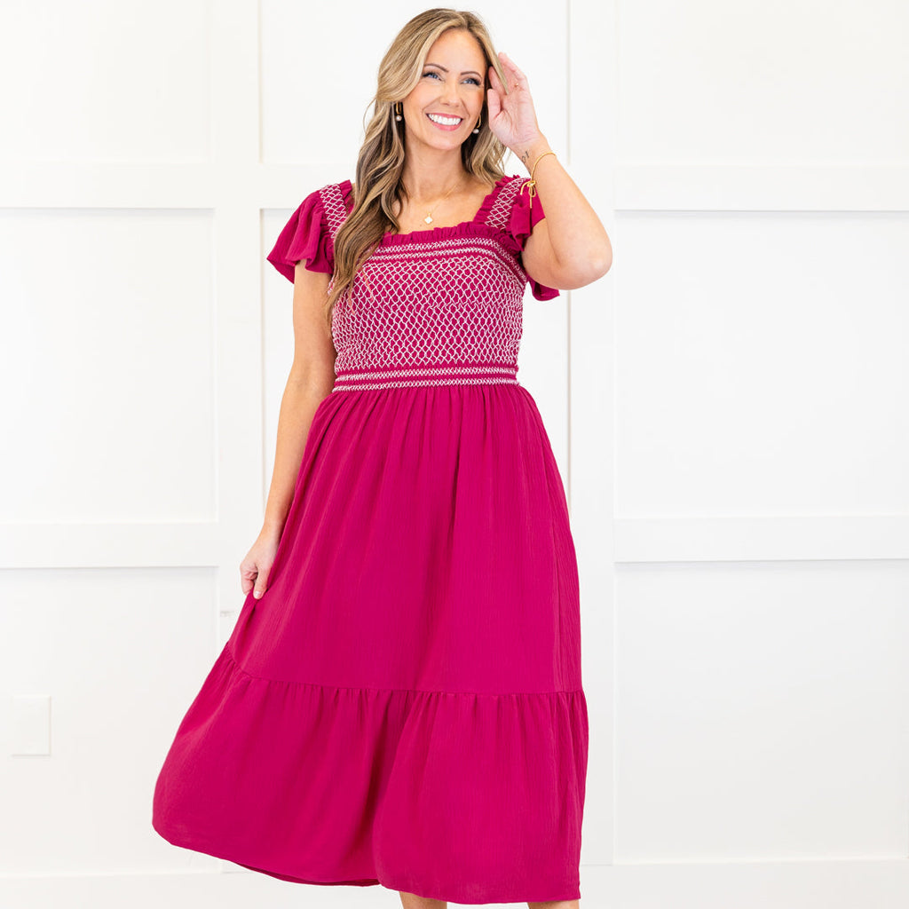 If You Cared Enough Dress, Wildberry