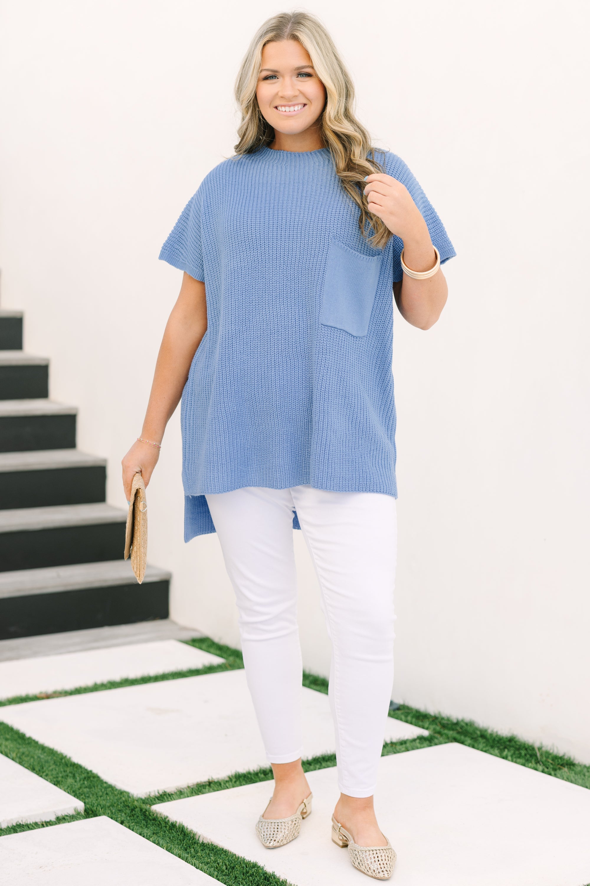 Imagine My World Sweater, Blue