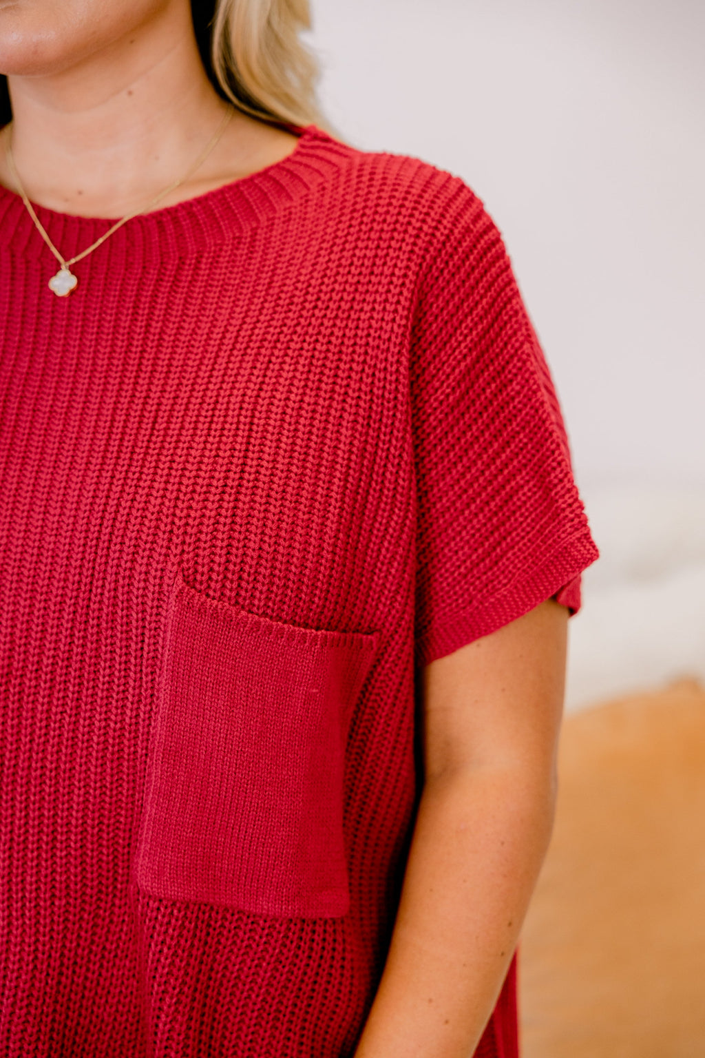 Imagine My World Sweater, Red