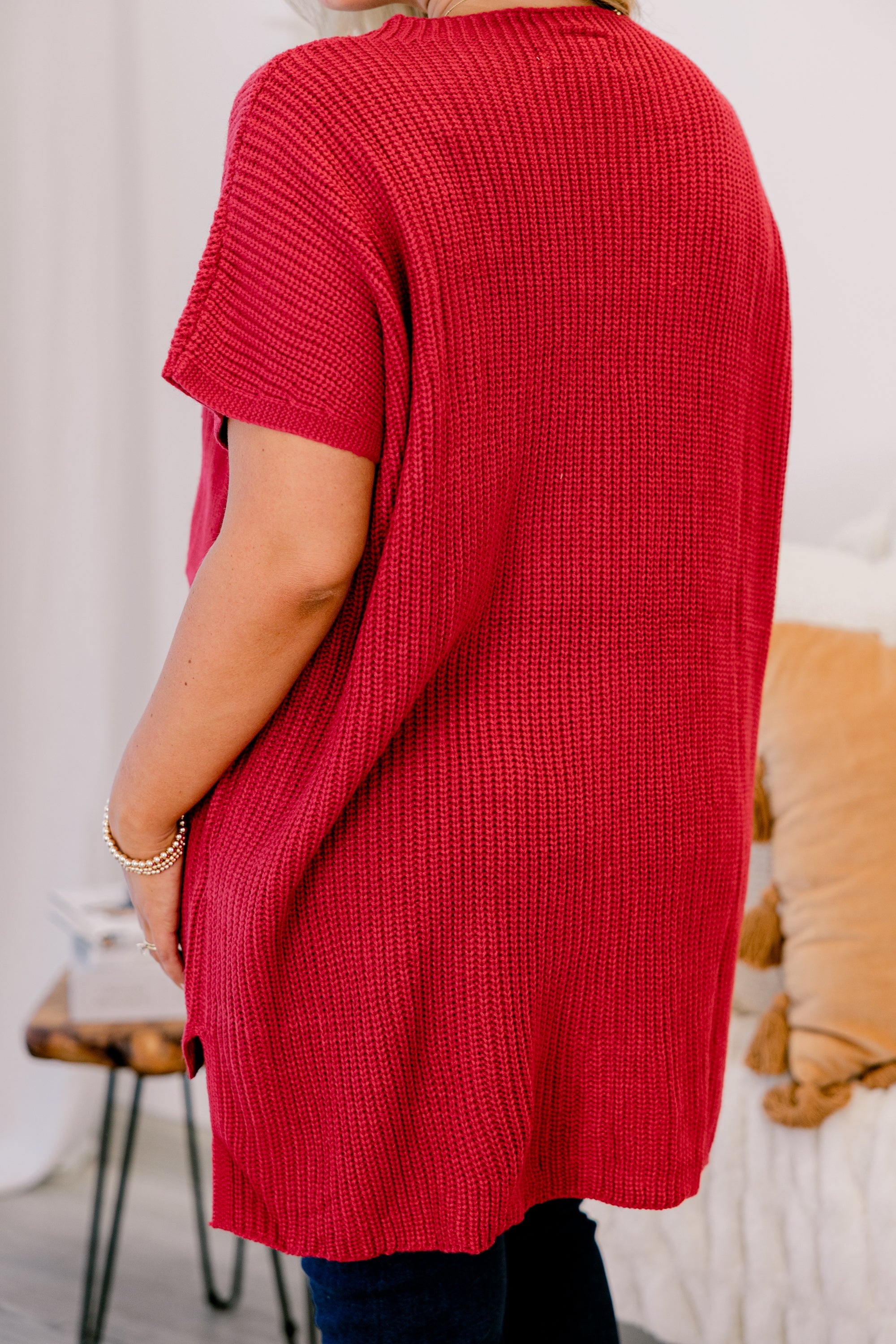 Imagine My World Sweater, Red