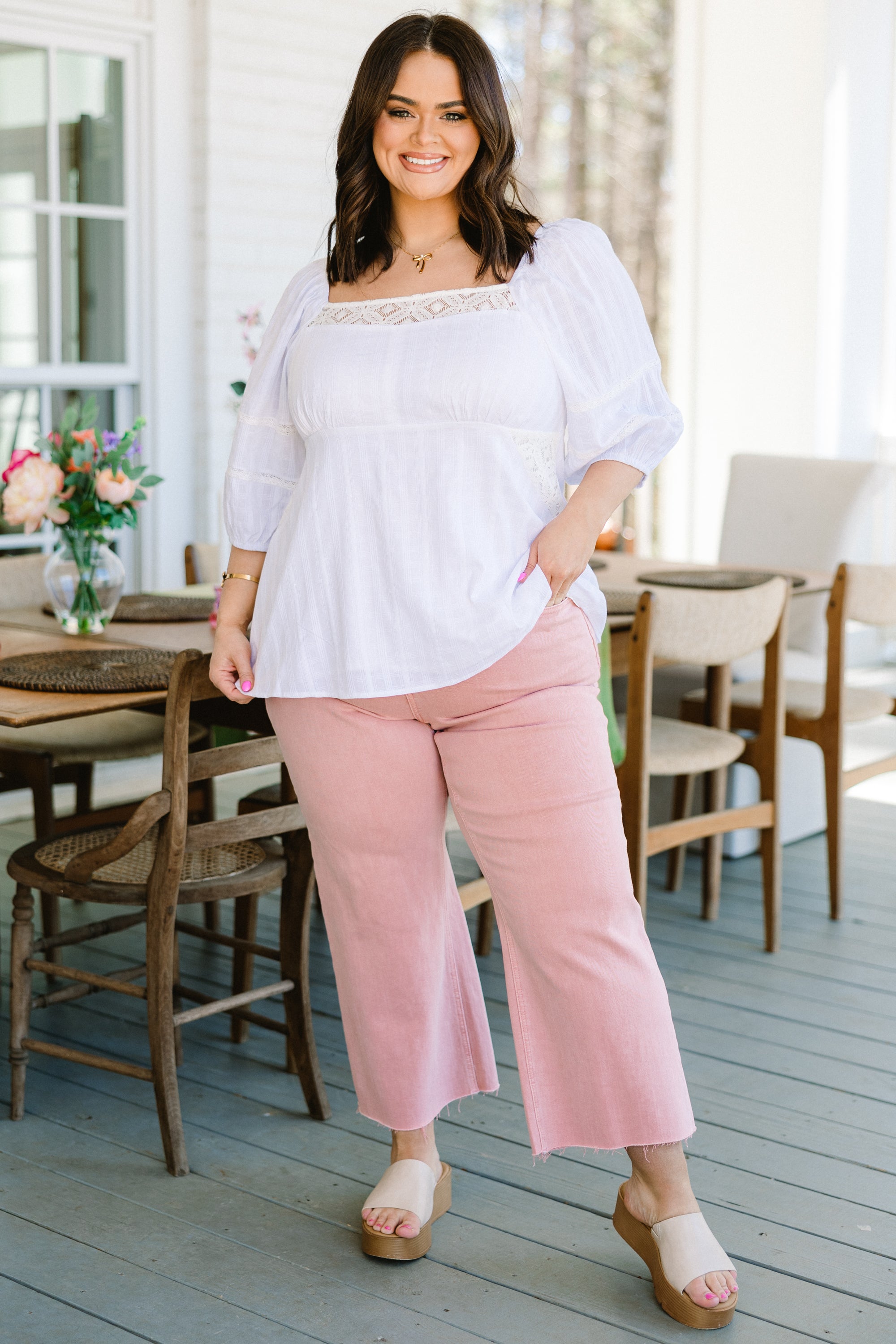 Imperial Love Top, Sea Salt