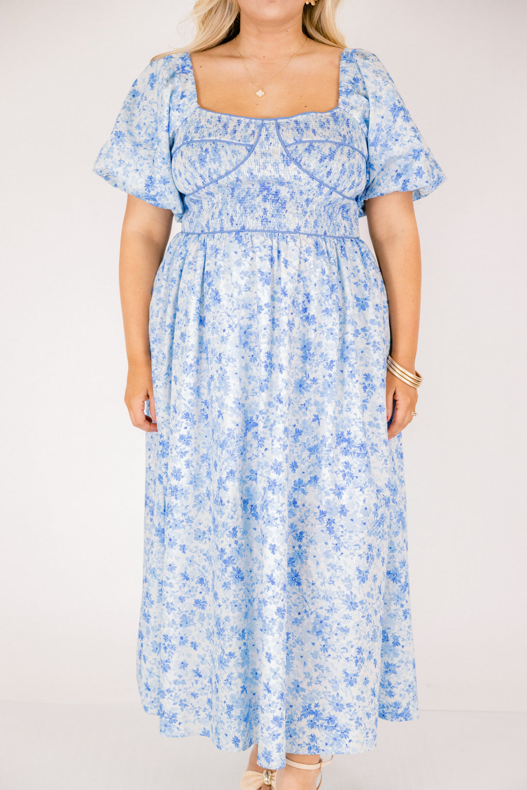 In A Blink Of The Eye Dress, Blue