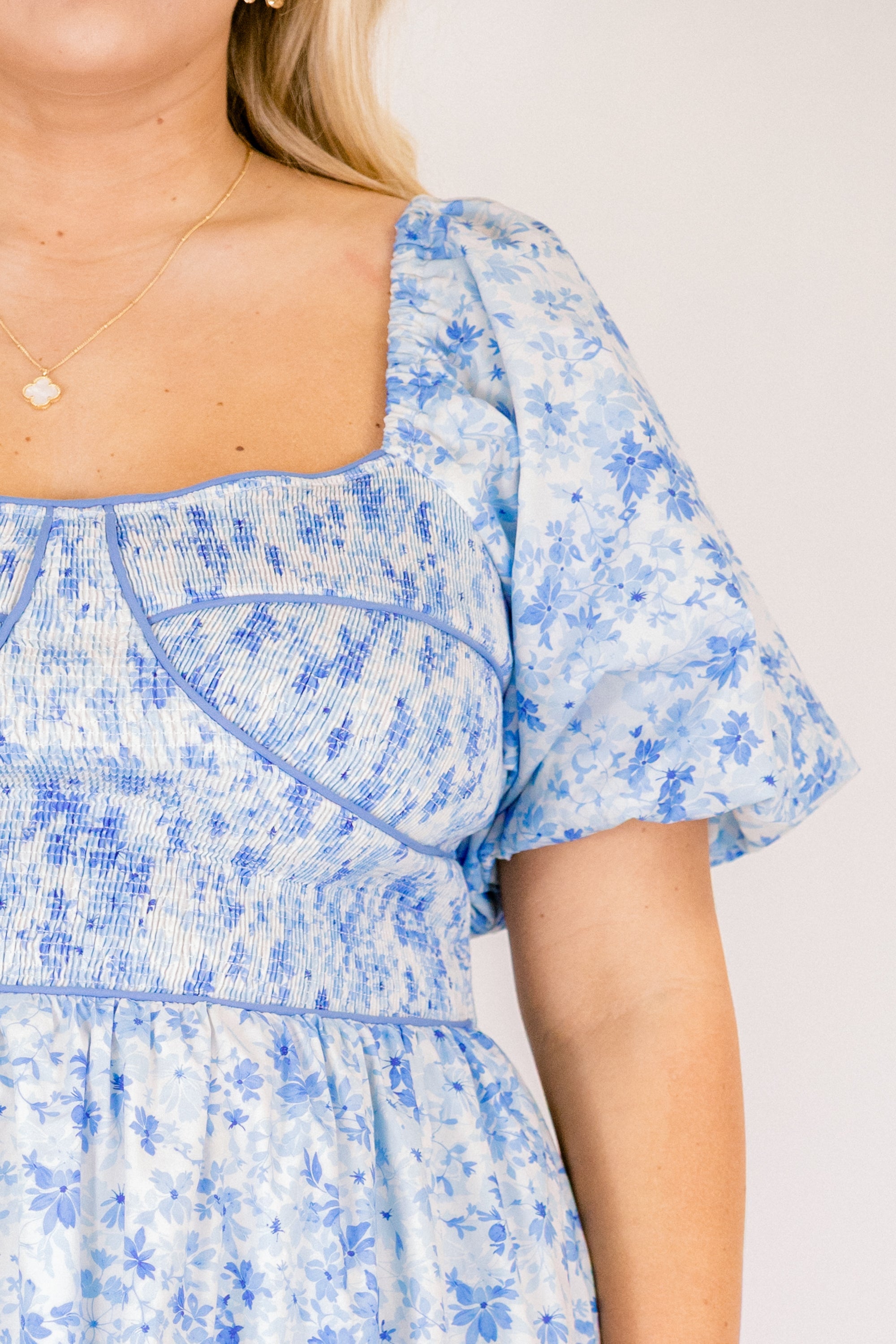 In A Blink Of The Eye Dress, Blue