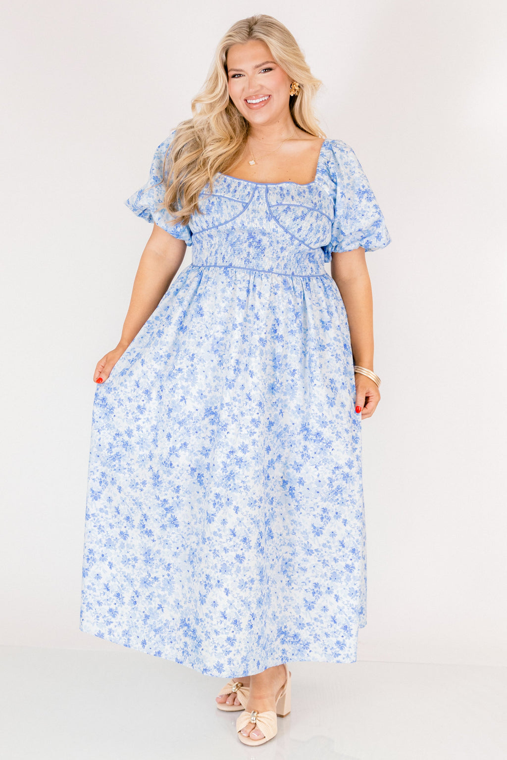 In A Blink Of The Eye Dress, Blue