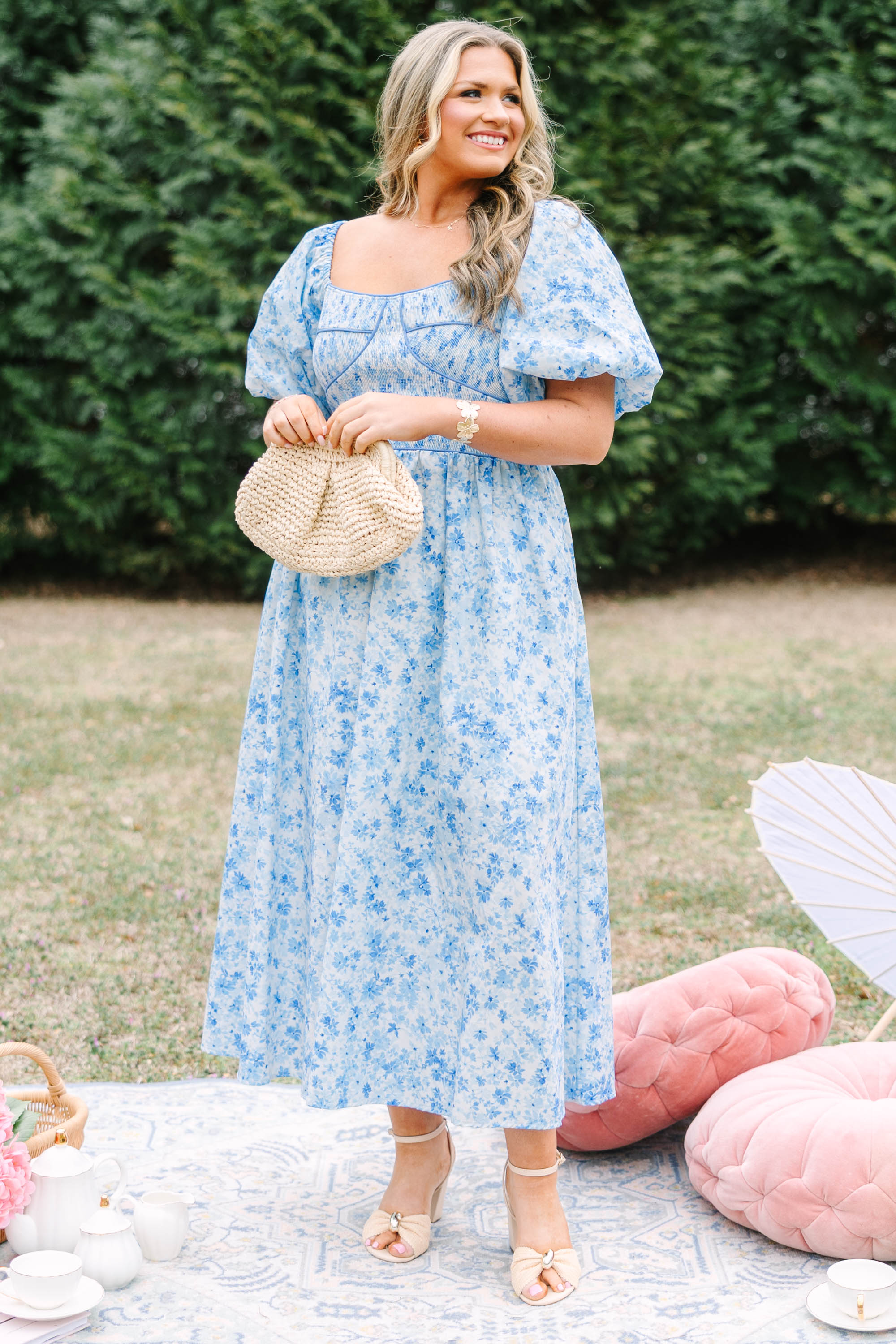 In A Blink Of The Eye Dress, Blue