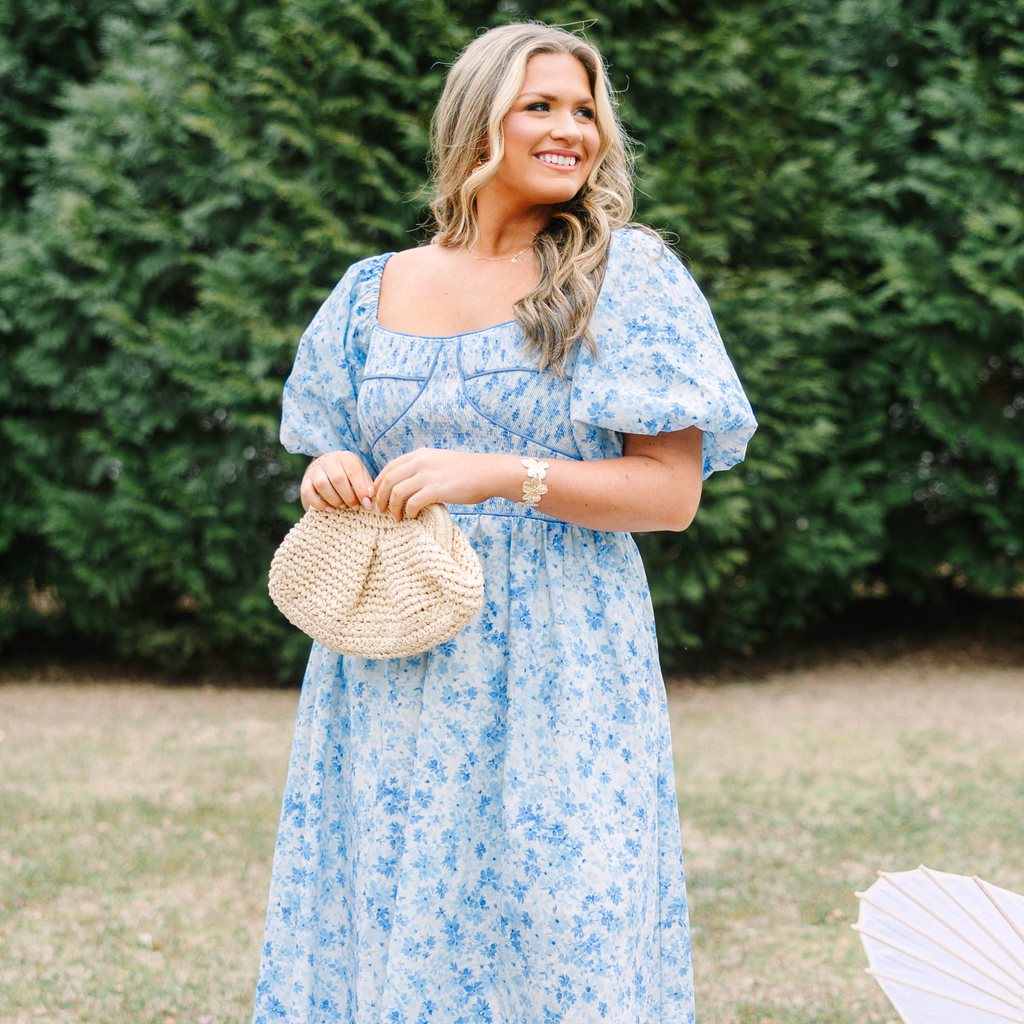 In A Blink Of The Eye Dress, Blue