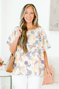 In A Country Song Top, Mango Butterfly
