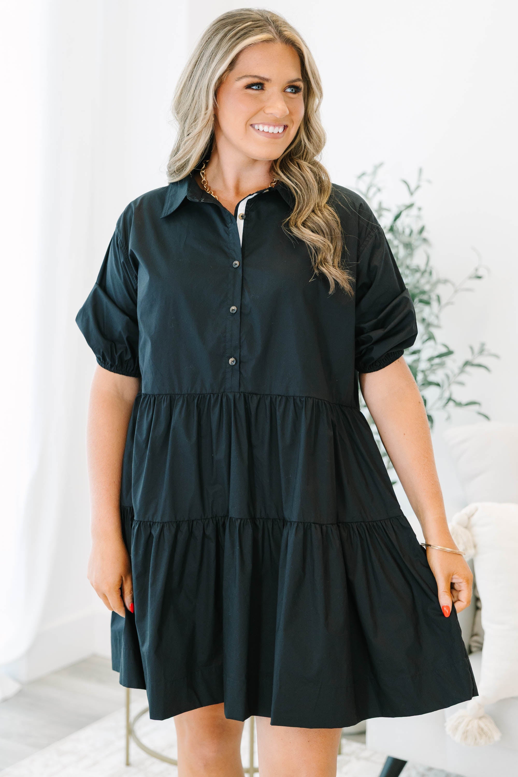 In All Honesty Dress, Black