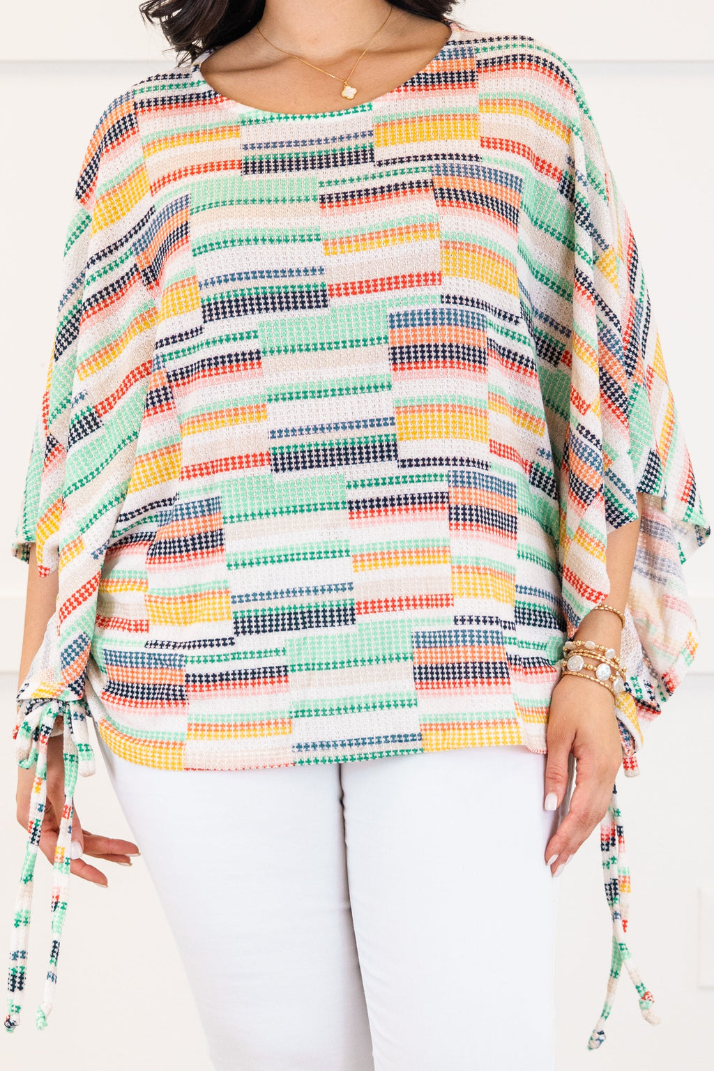 In Between The Lines Top, Multi Stripe