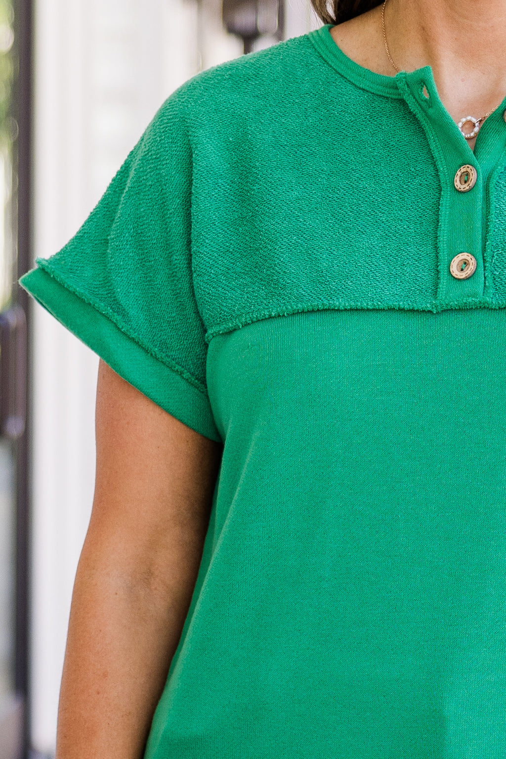 In Due Time Top, Kelly Green