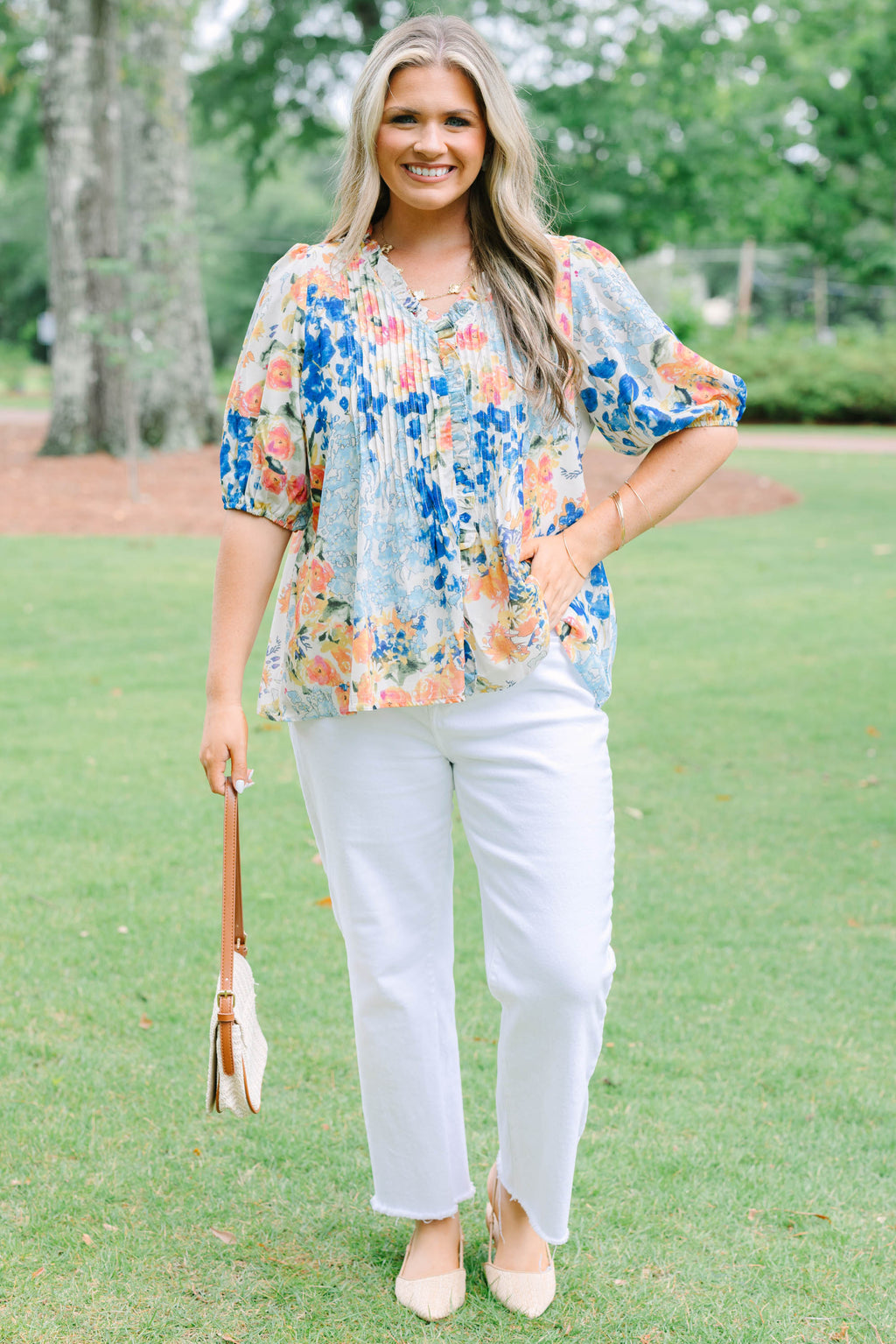 In Harmony Top, Blue