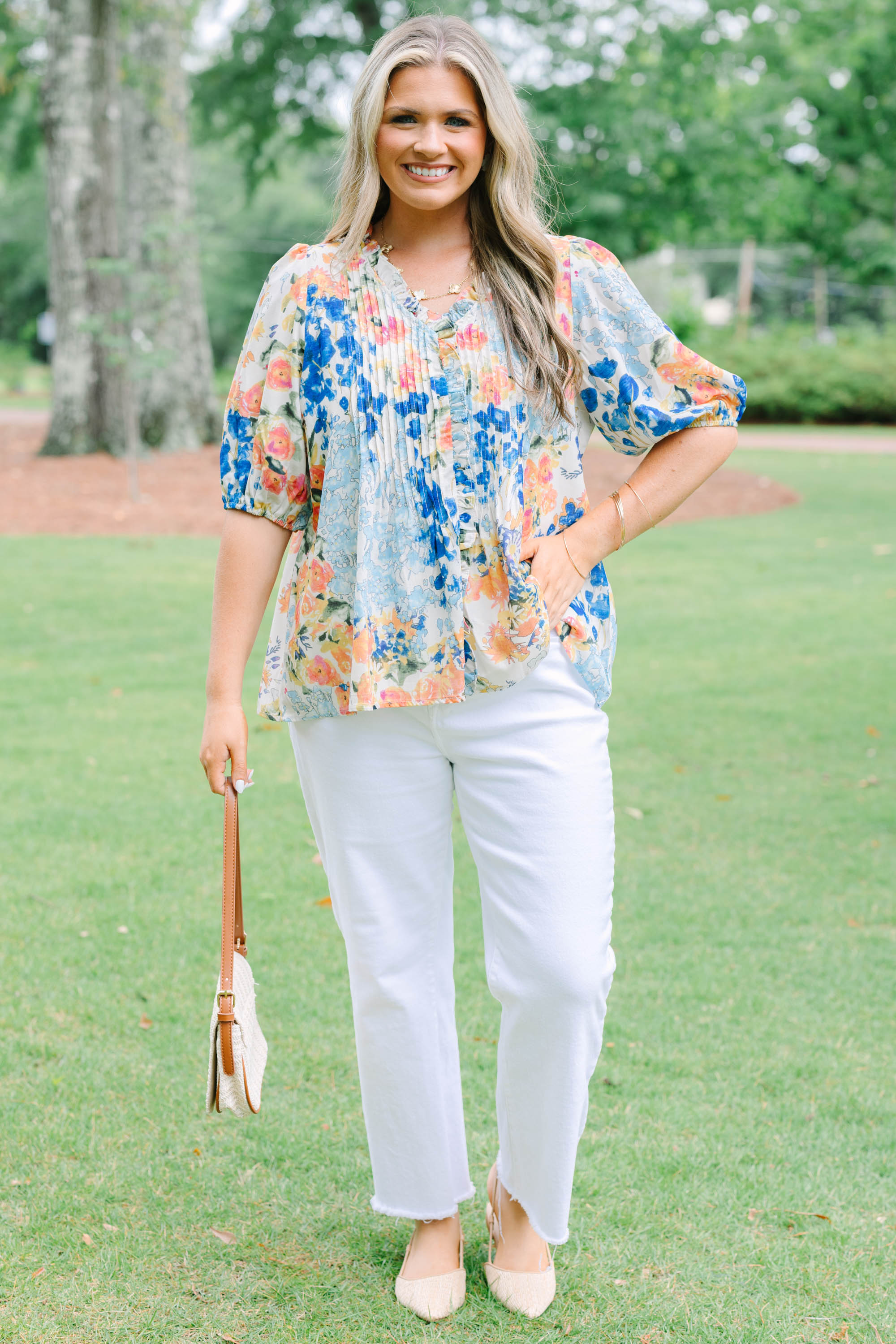 In Harmony Top, Blue
