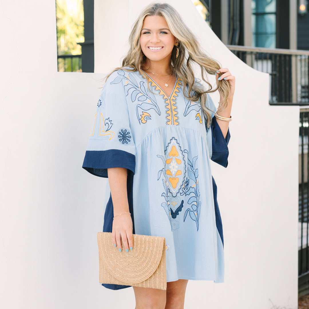 In My Favor Dress, Blue