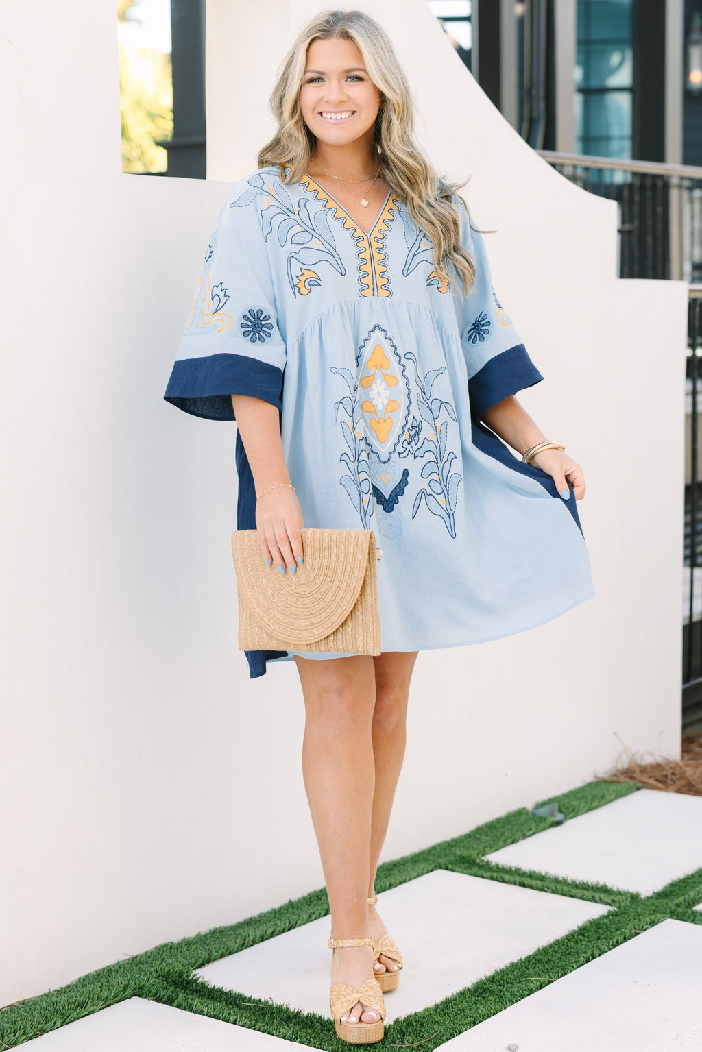 In My Favor Dress, Blue