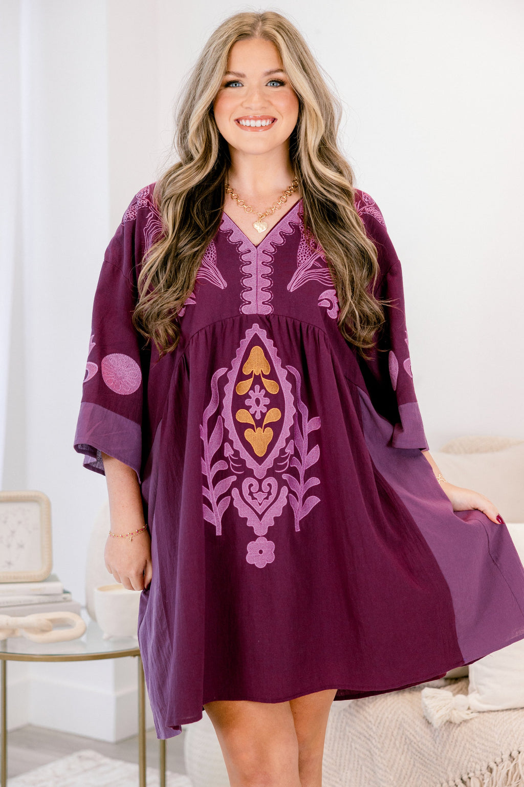 In My Favor Dress, Plum