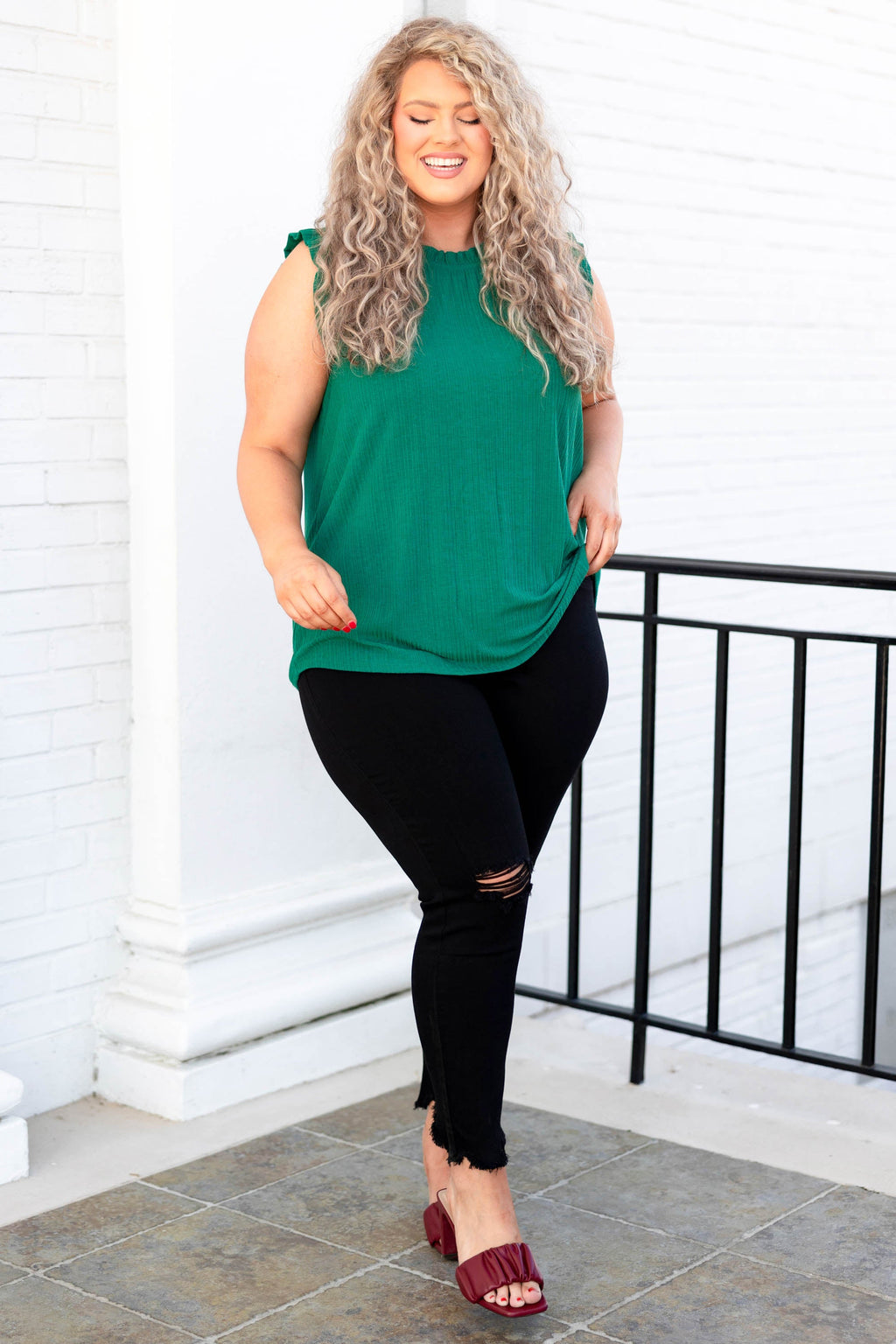 In My Favor Top, Teal