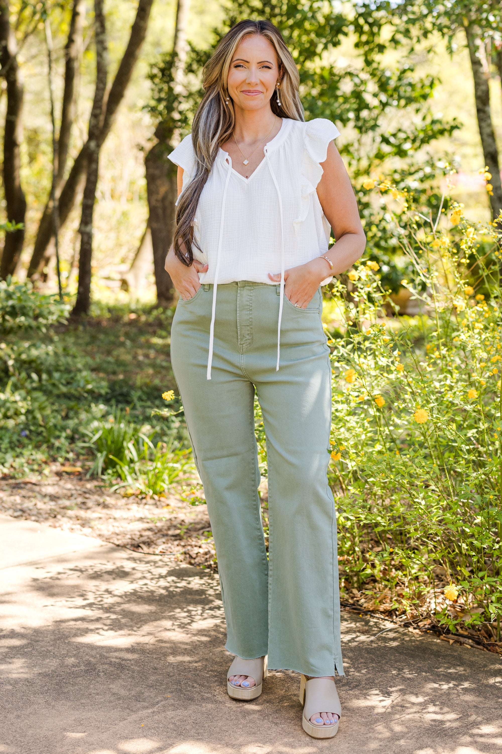 In My Own Way Jeans, Olive