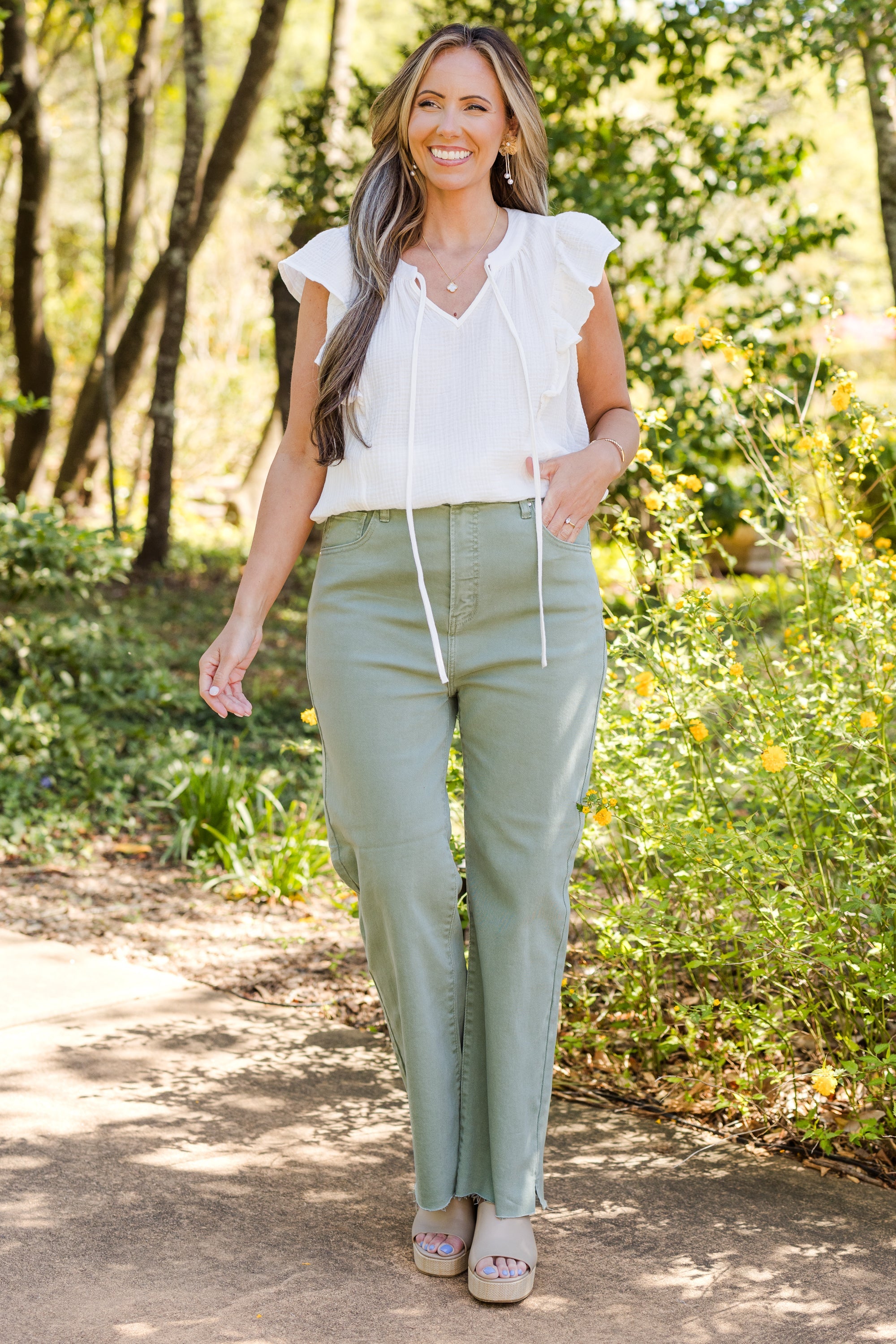 In My Own Way Jeans, Olive