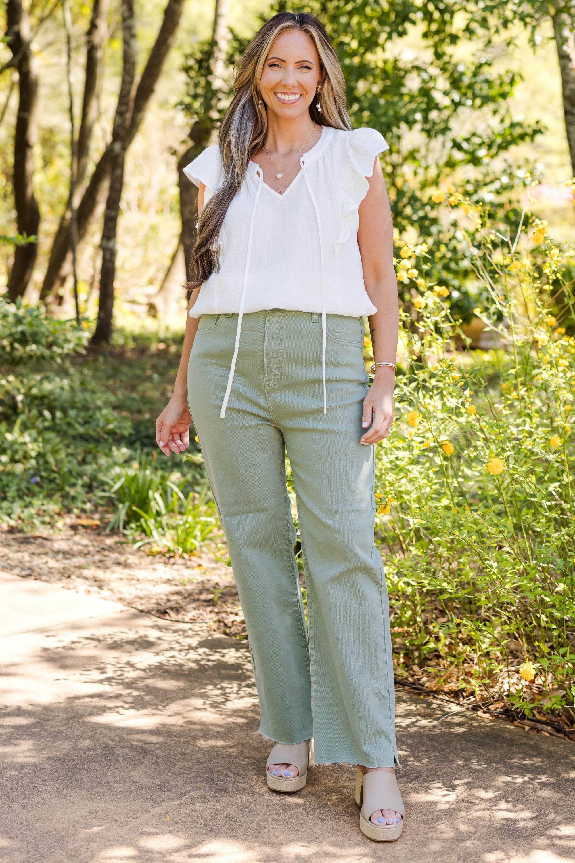 In My Own Way Jeans, Olive