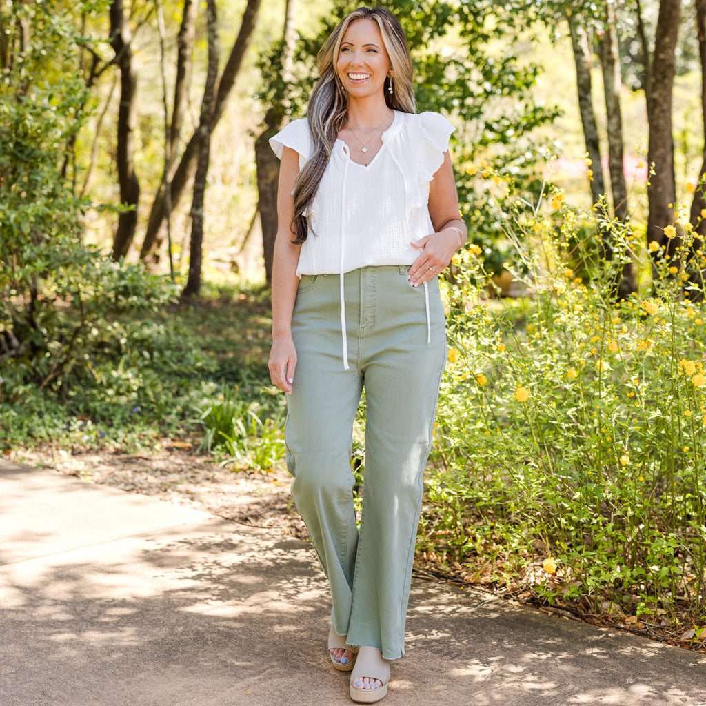 In My Own Way Jeans, Olive