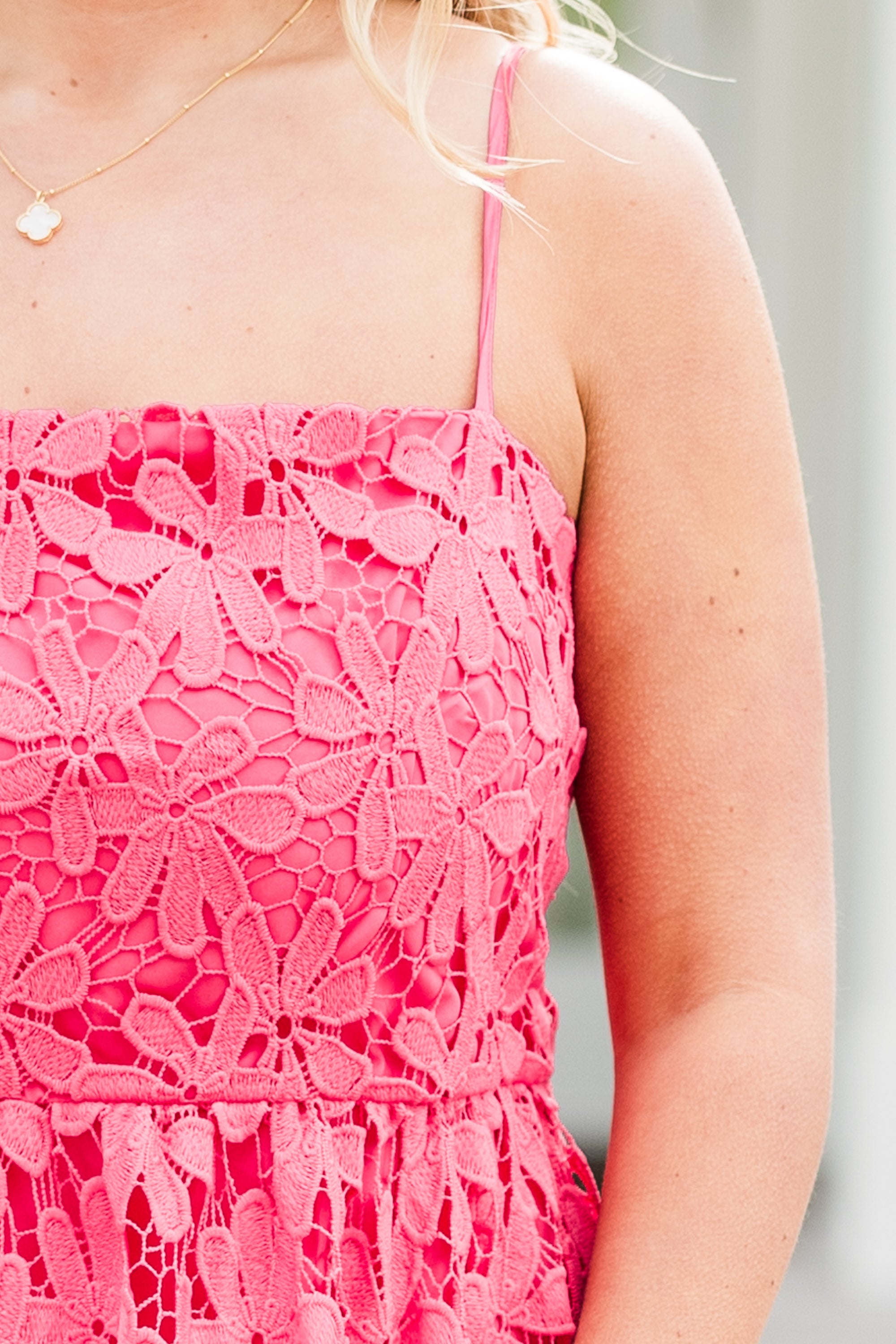 In The Details Midi Dress, Pink