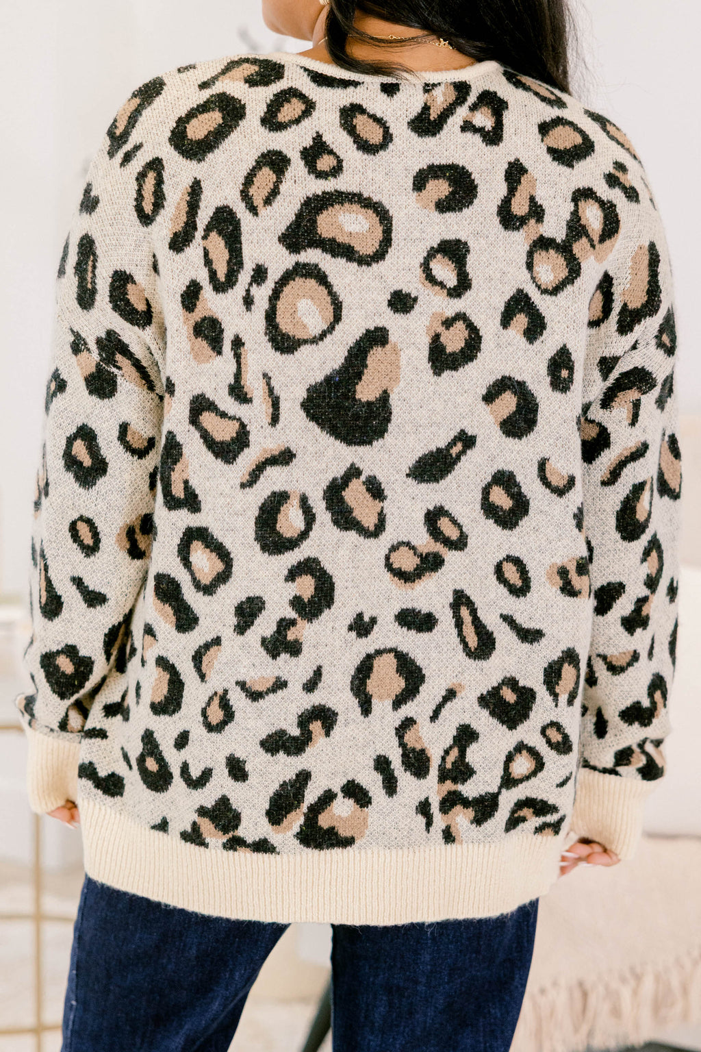 In The Know Cardigan, Leopard