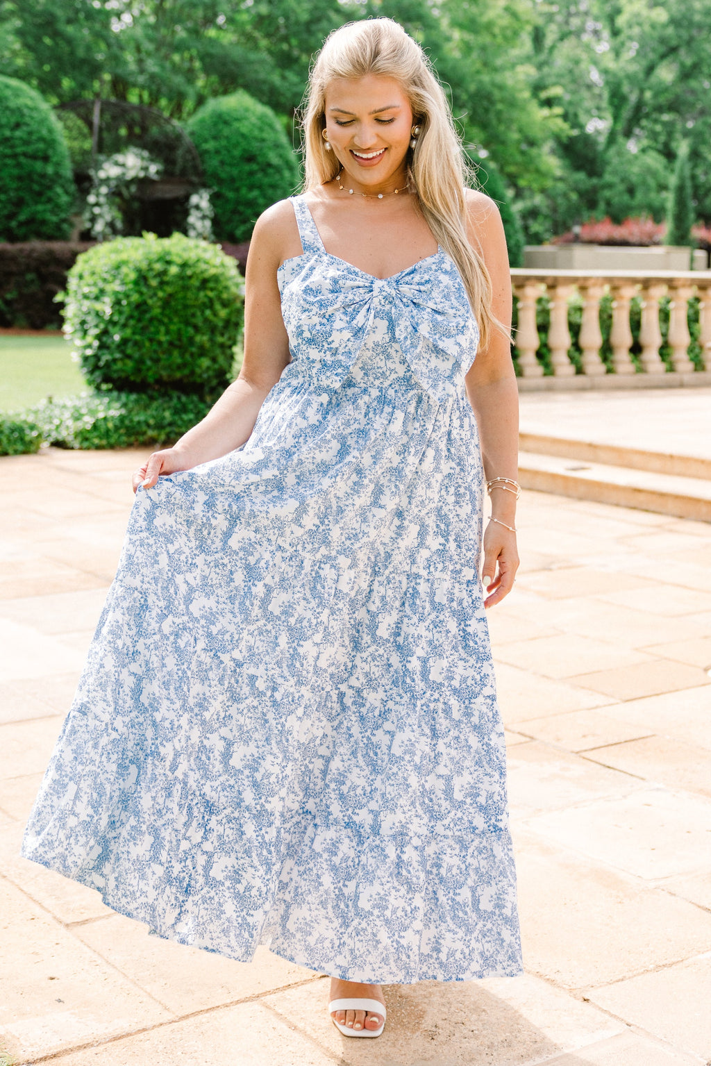 In The Long Run Dress, Blue