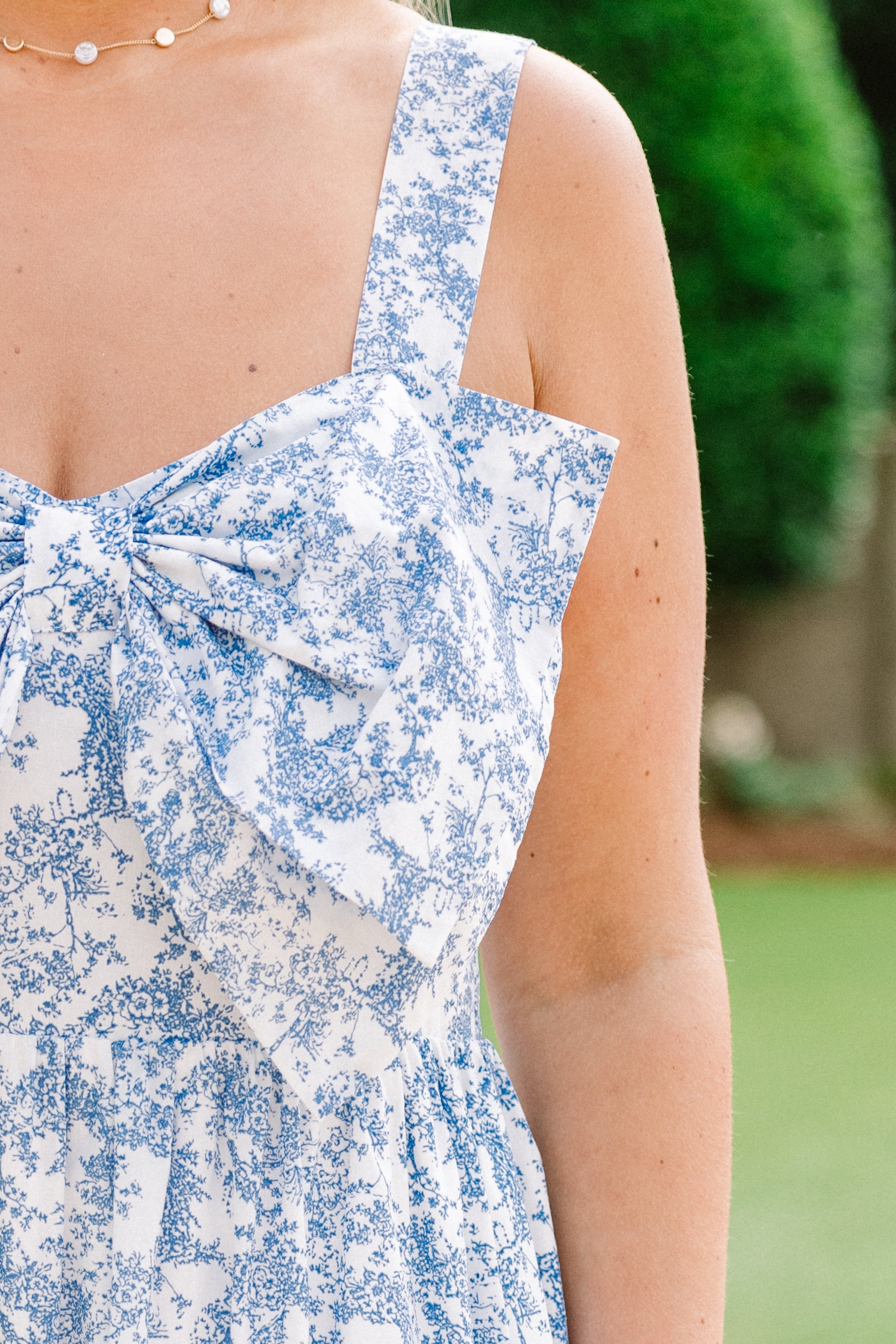 In The Long Run Dress, Blue