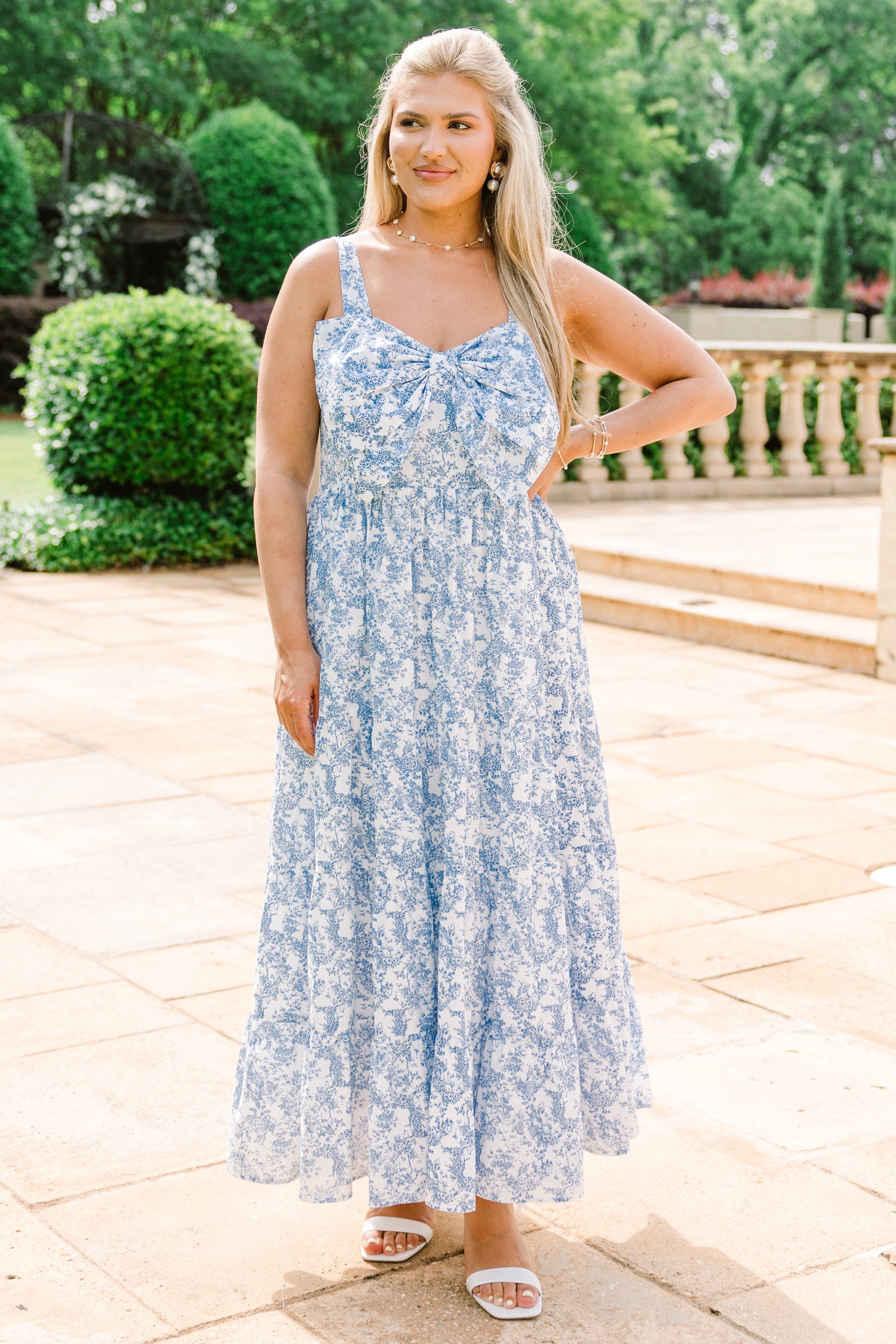 In The Long Run Dress, Blue