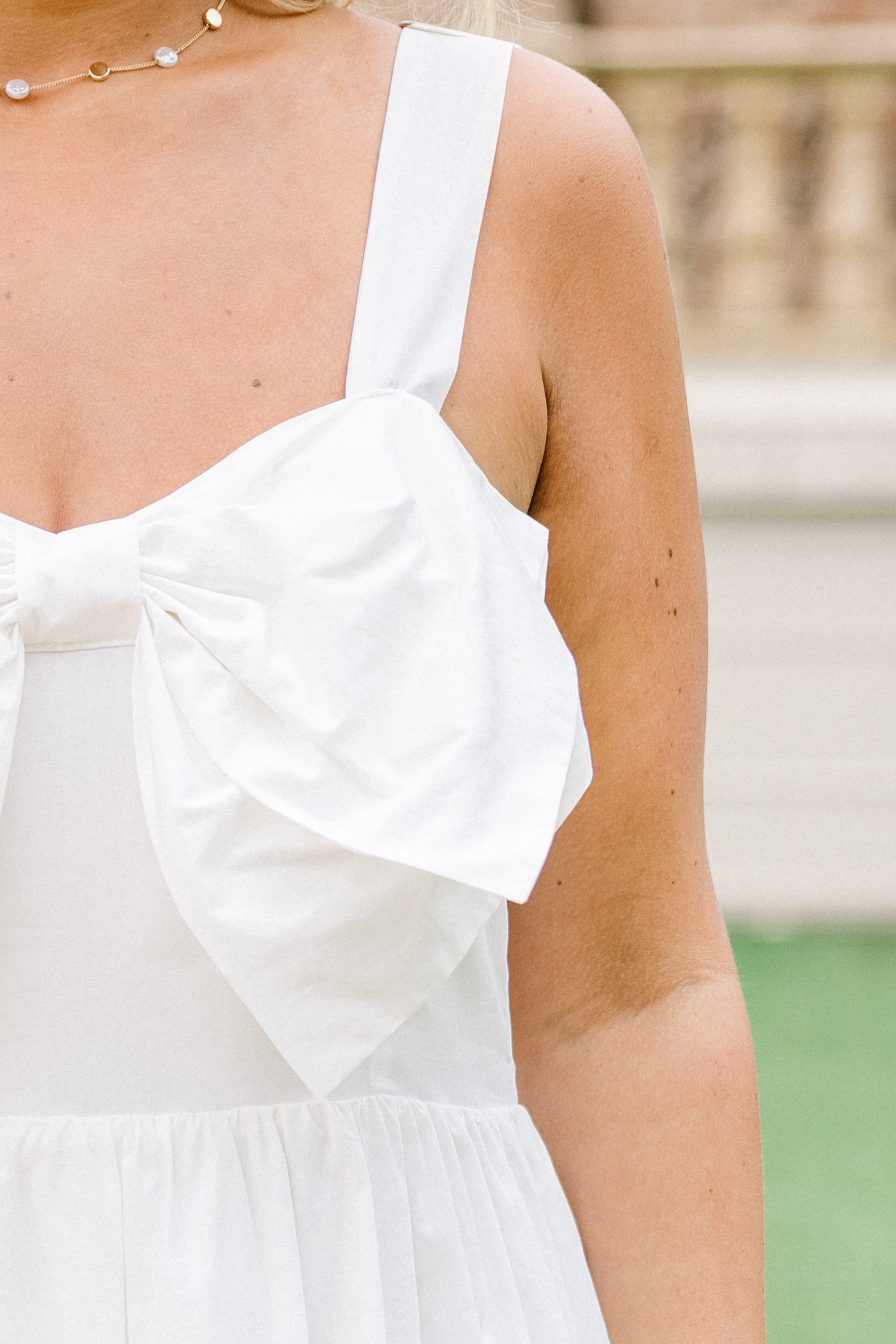 In The Long Run Dress, White