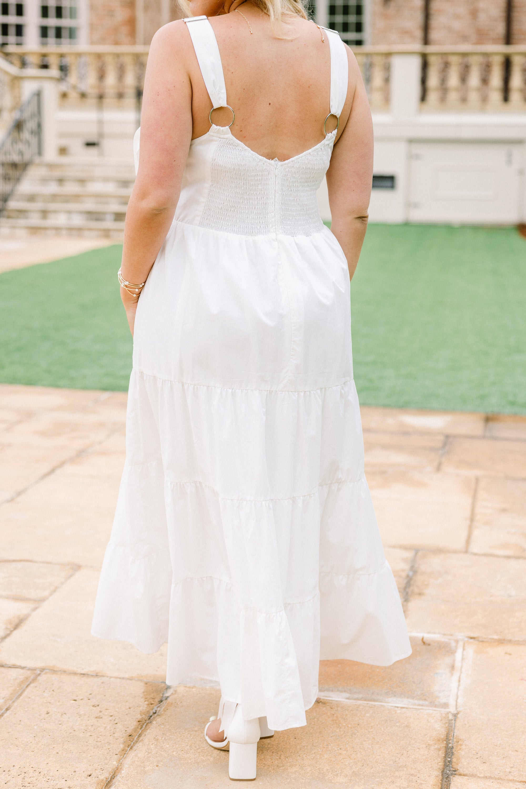 In The Long Run Dress, White