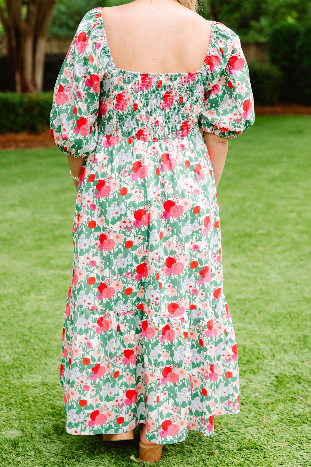 In The Quiet Shade Midi Dress, Fuchsia