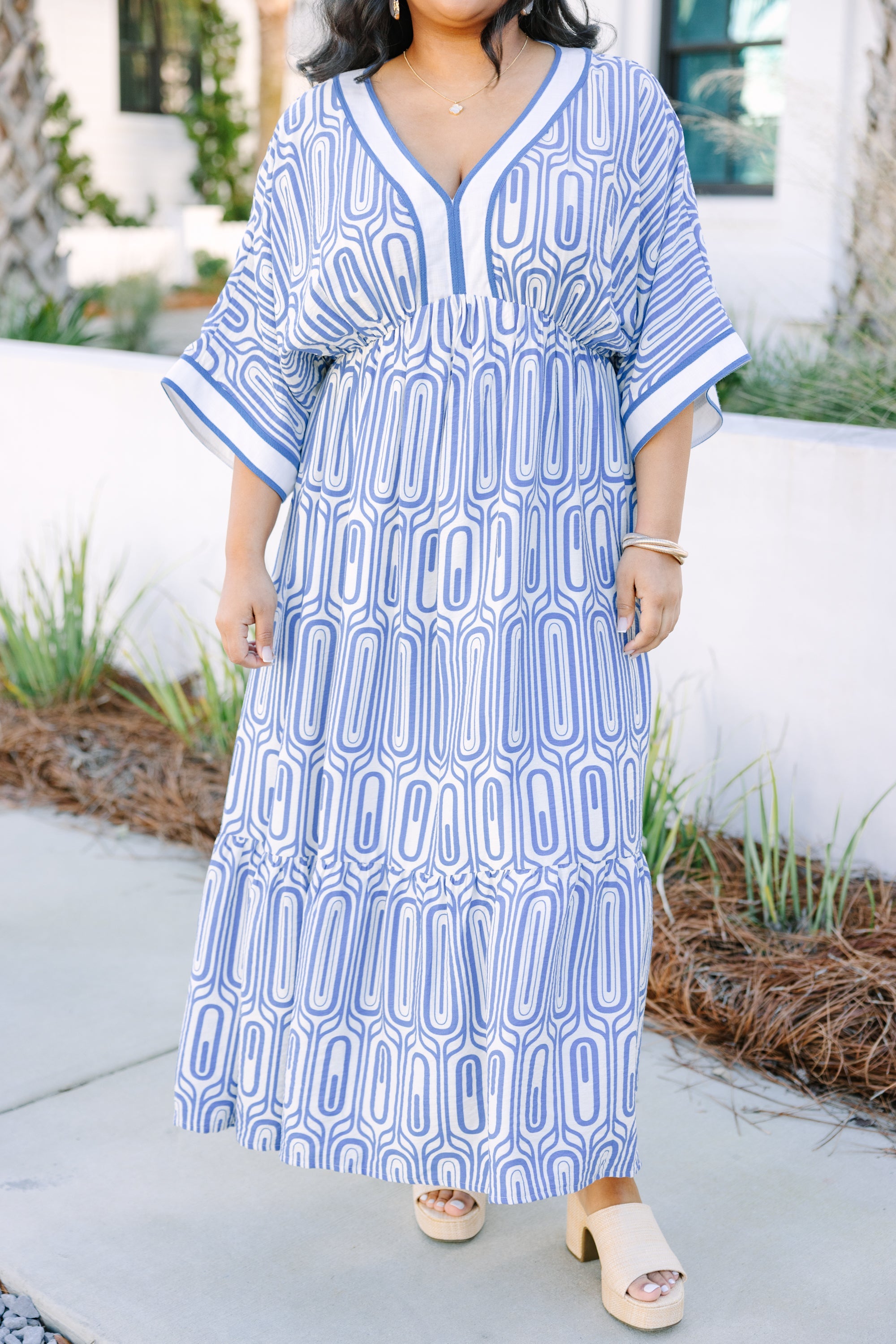 In The Salty Air Dress, Blue
