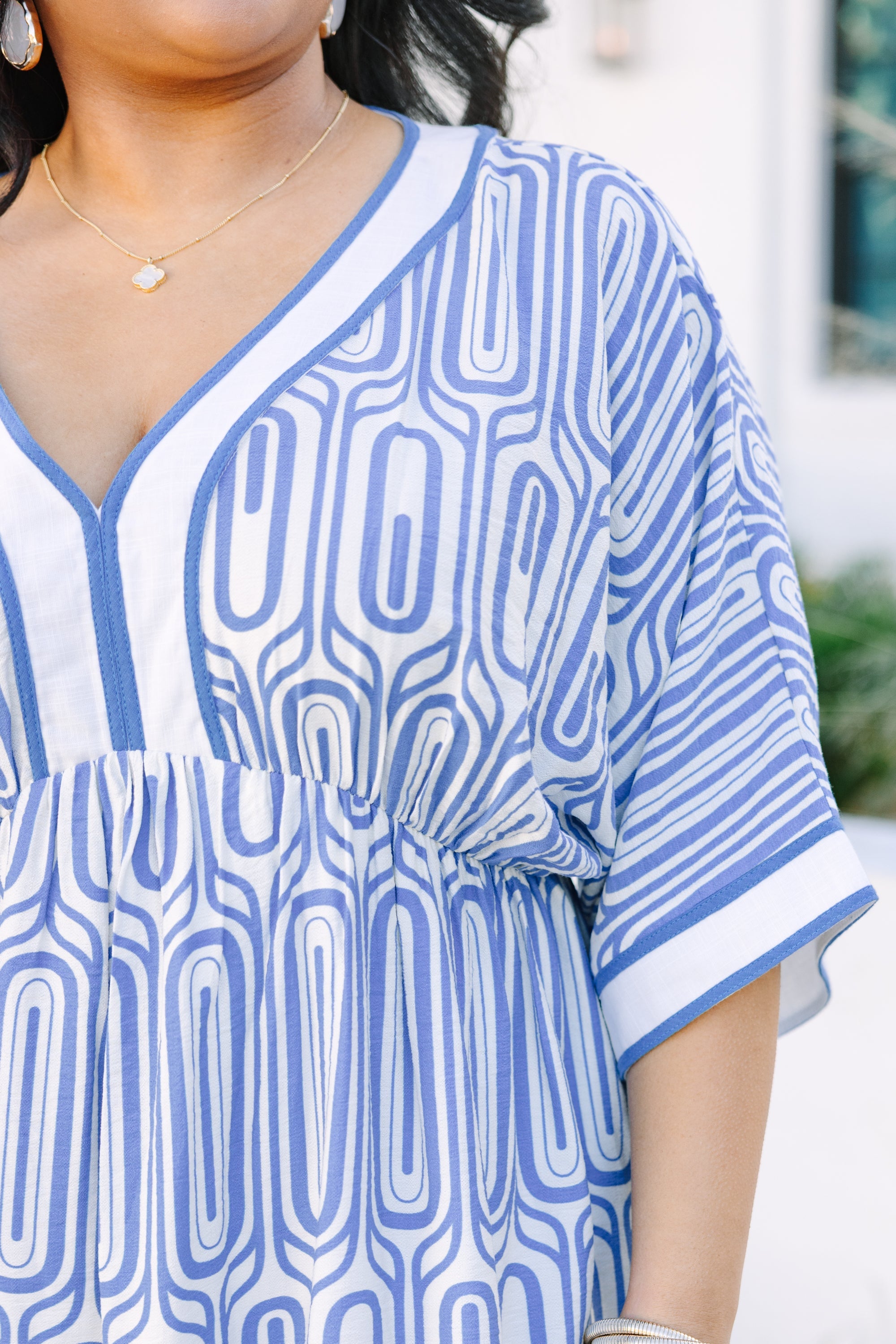 In The Salty Air Dress, Blue