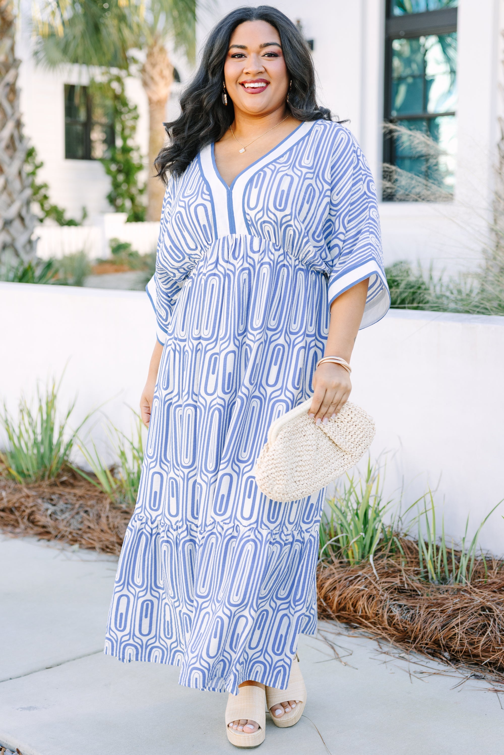 In The Salty Air Dress, Blue