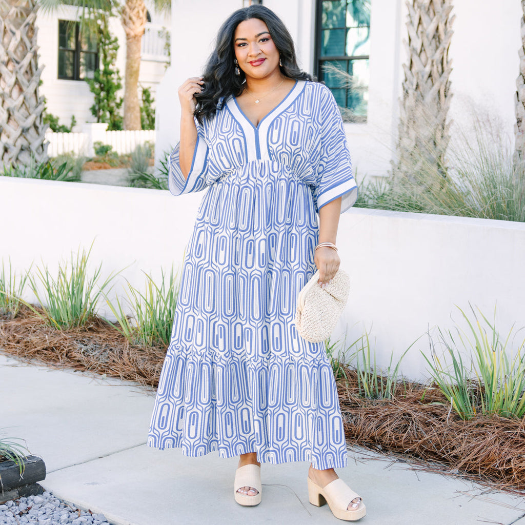 In The Salty Air Dress, Blue