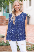 In the Stars Top, Navy