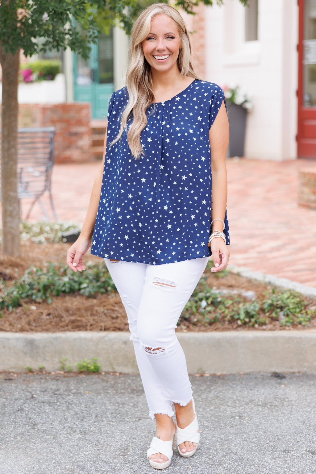 In the Stars Top, Navy