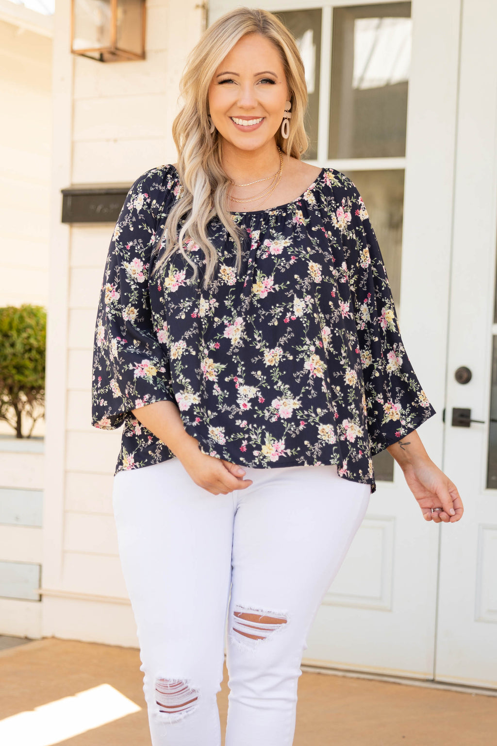 In The Wildflowers Top, Black
