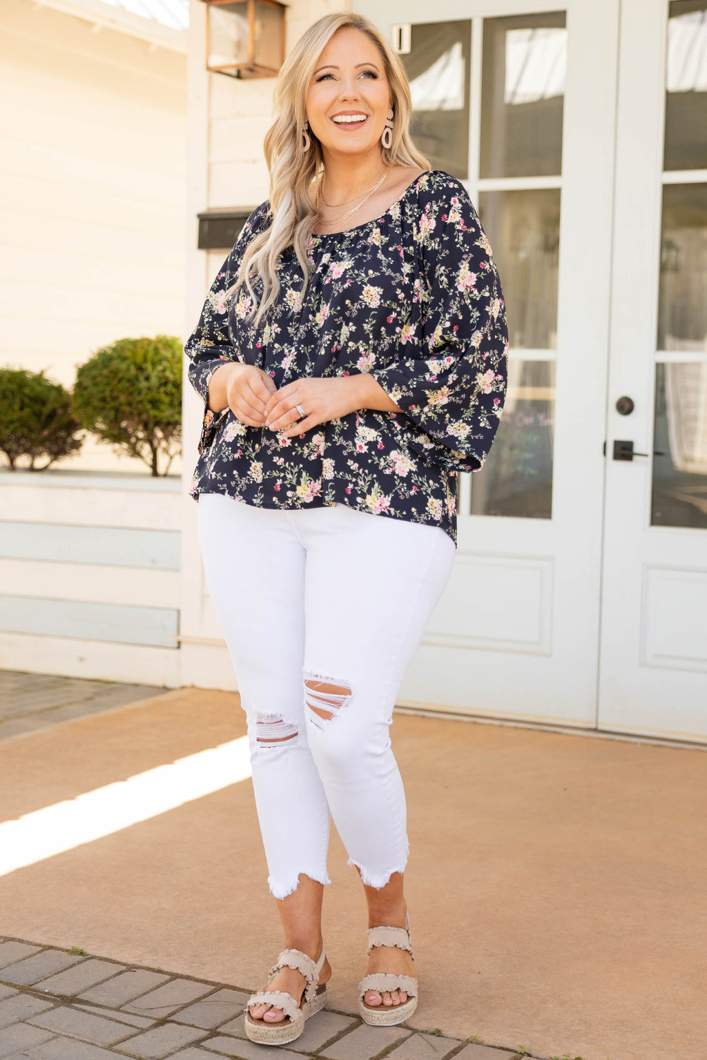 In The Wildflowers Top, Black