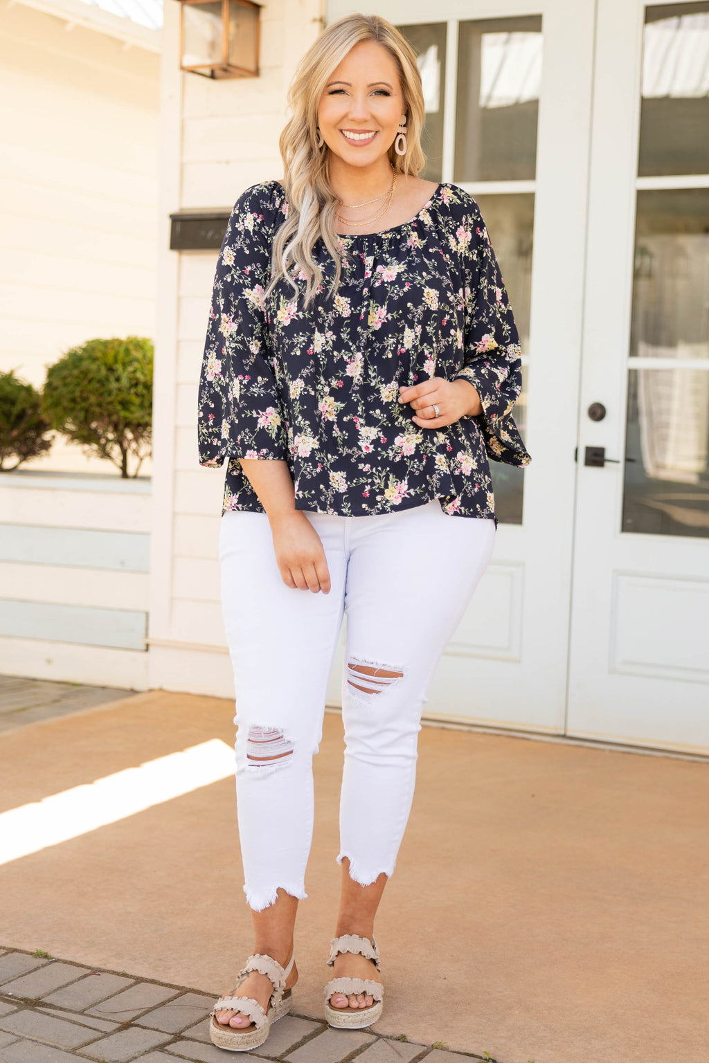 In The Wildflowers Top, Black