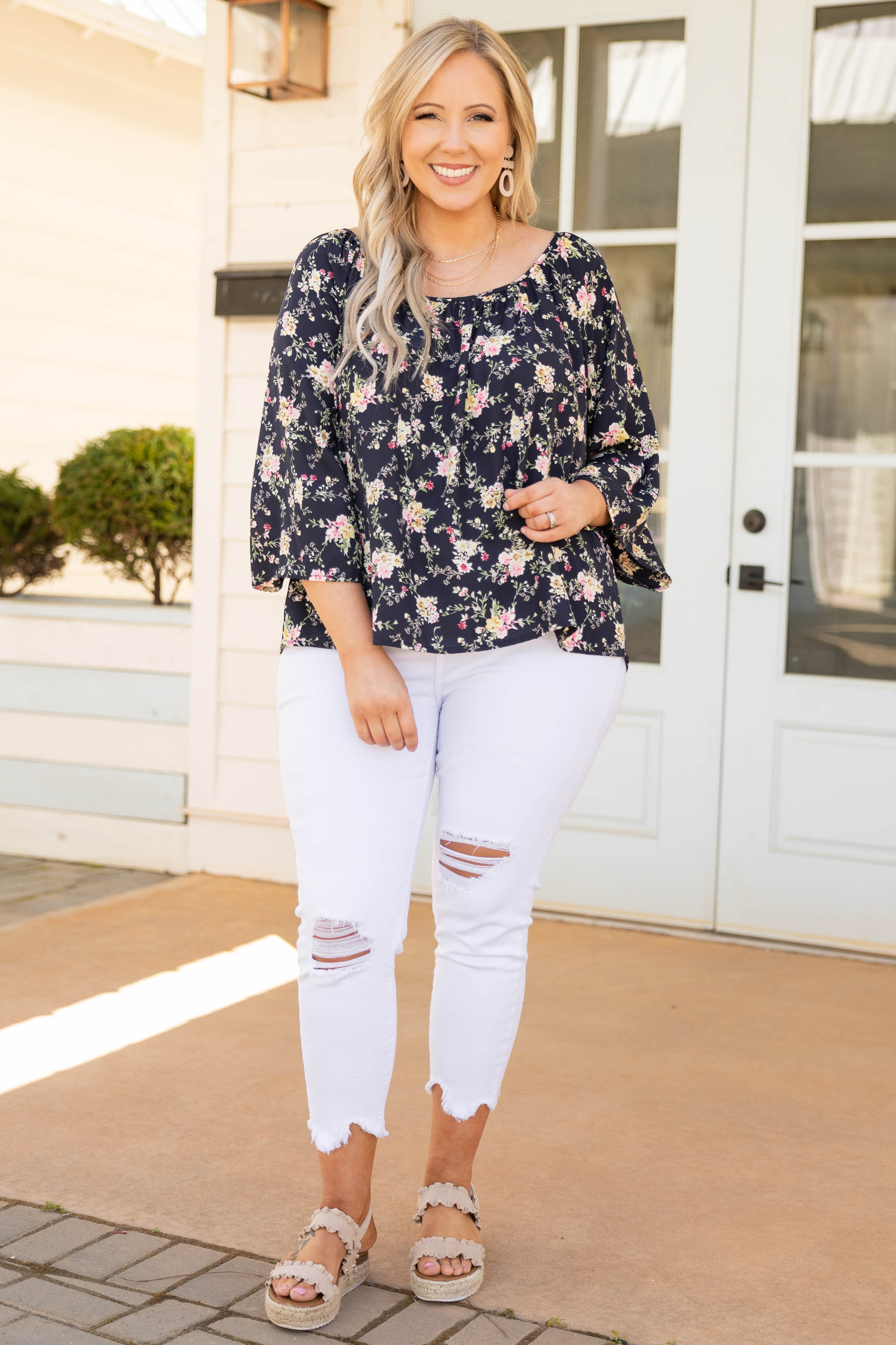 In The Wildflowers Top, Black