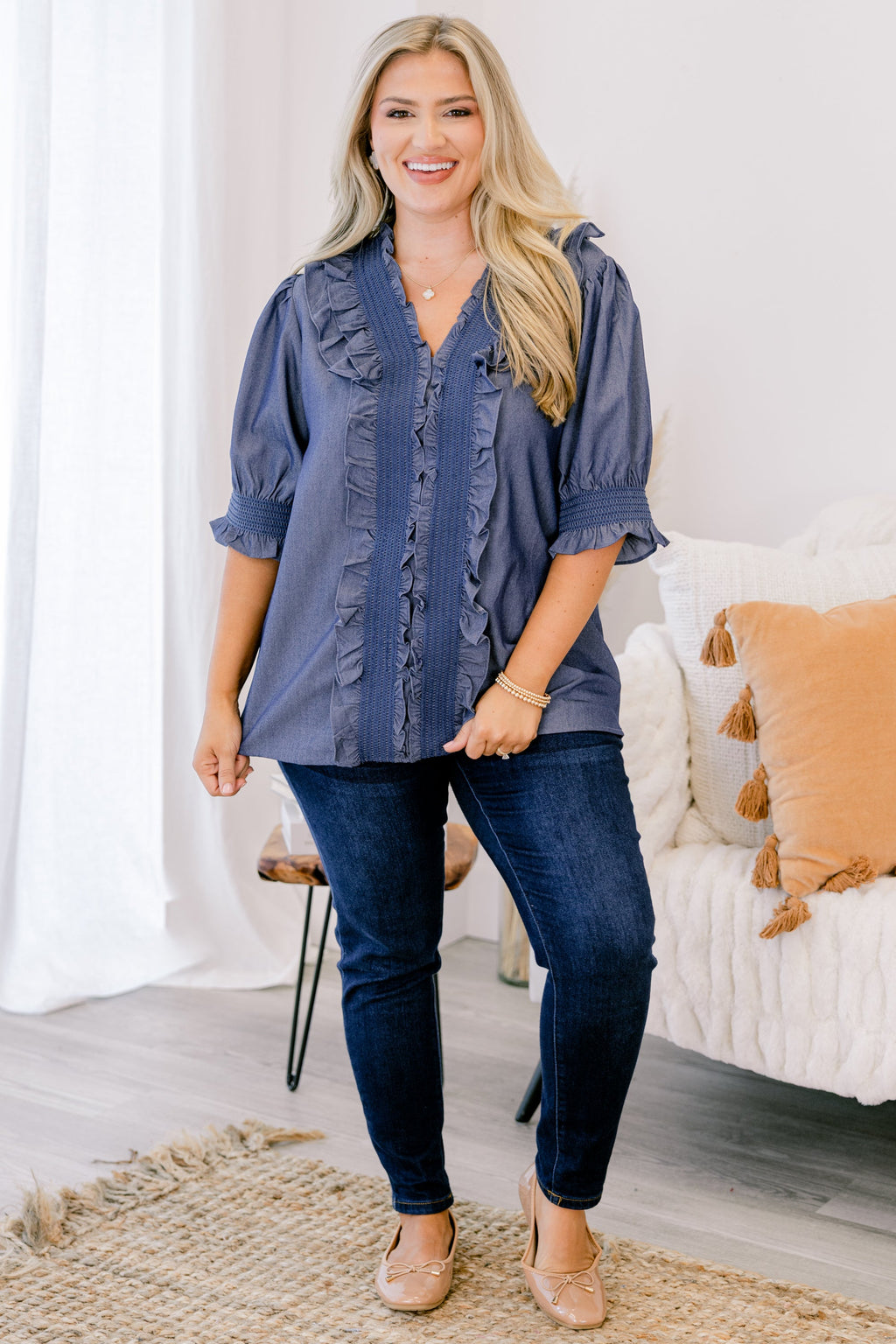In The World Top, Medium Chambray