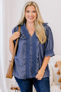 In The World Top, Medium Chambray