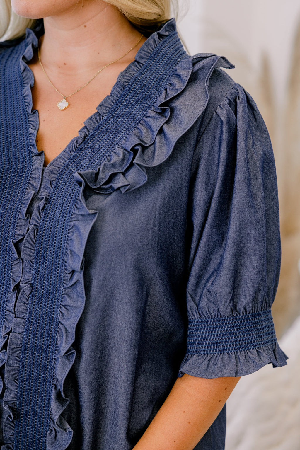 In The World Top, Medium Chambray