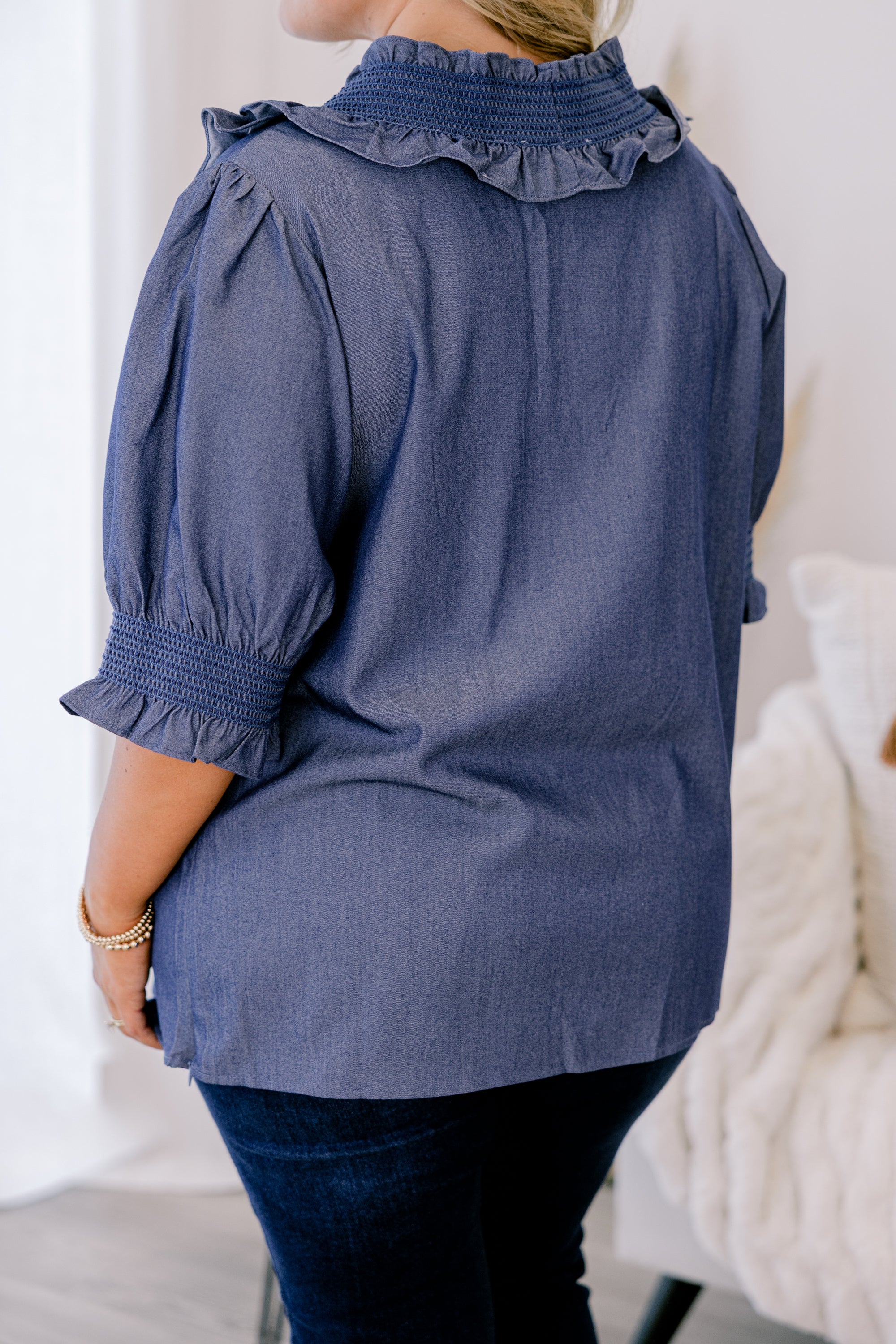 In The World Top, Medium Chambray